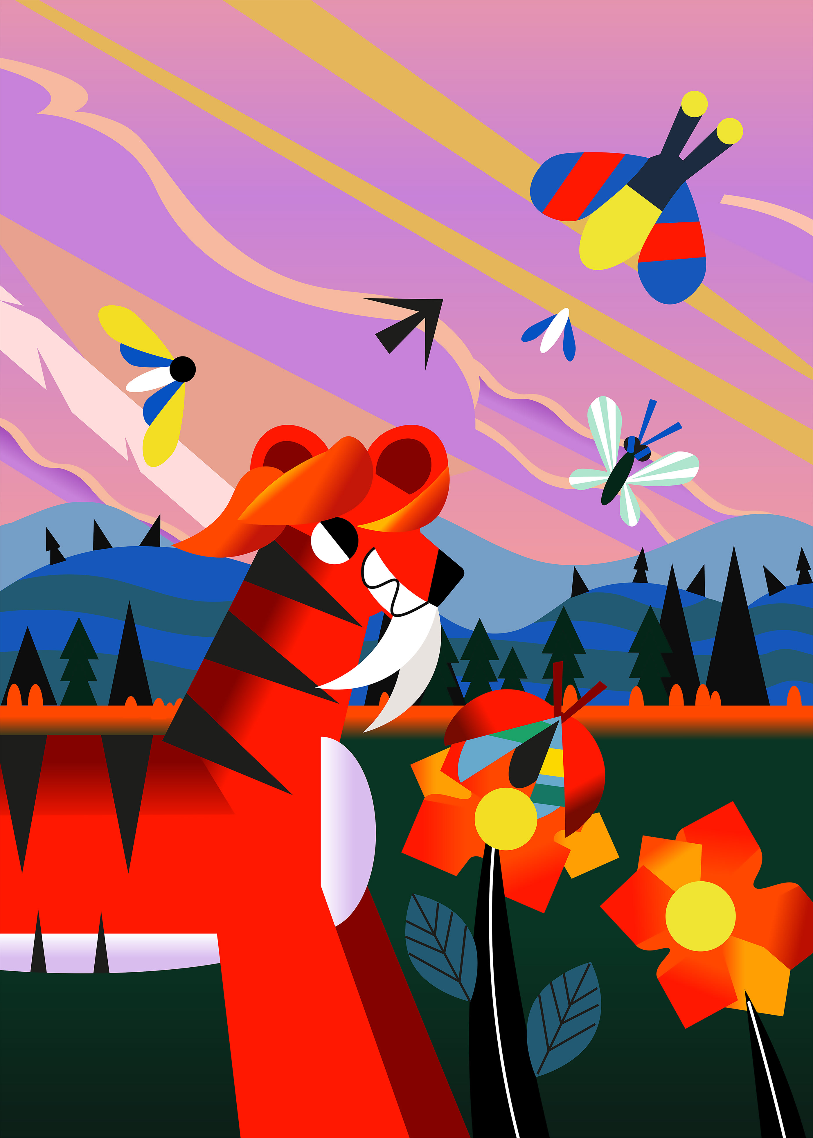 Саблезубые тигры (смилодоны) — Изображение №3 — Иллюстрация, Графика на Dprofile