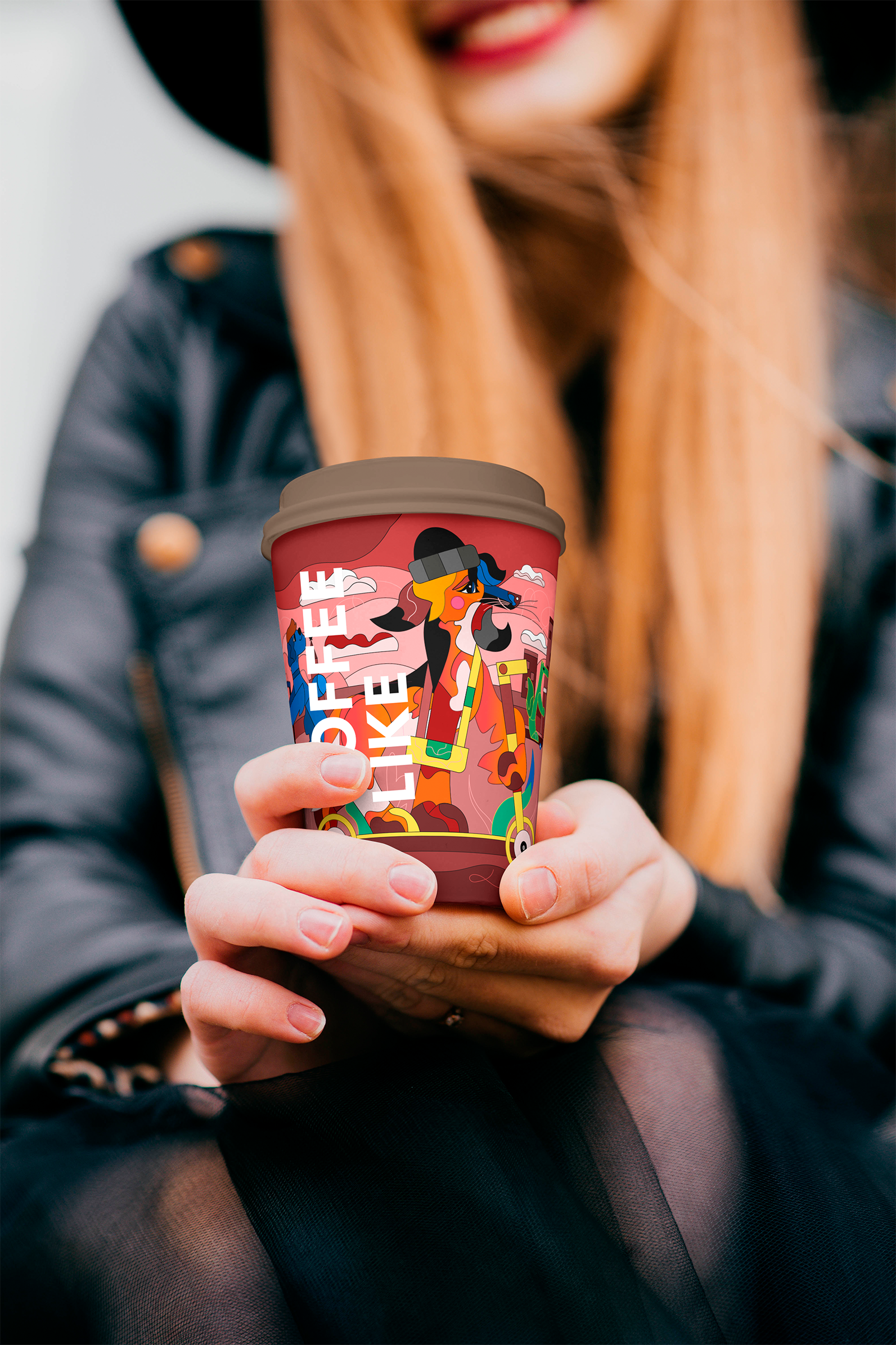 Дизайн кофейных стаканчиков для Cofee Like — Изображение №9 — Иллюстрация, Графика на Dprofile