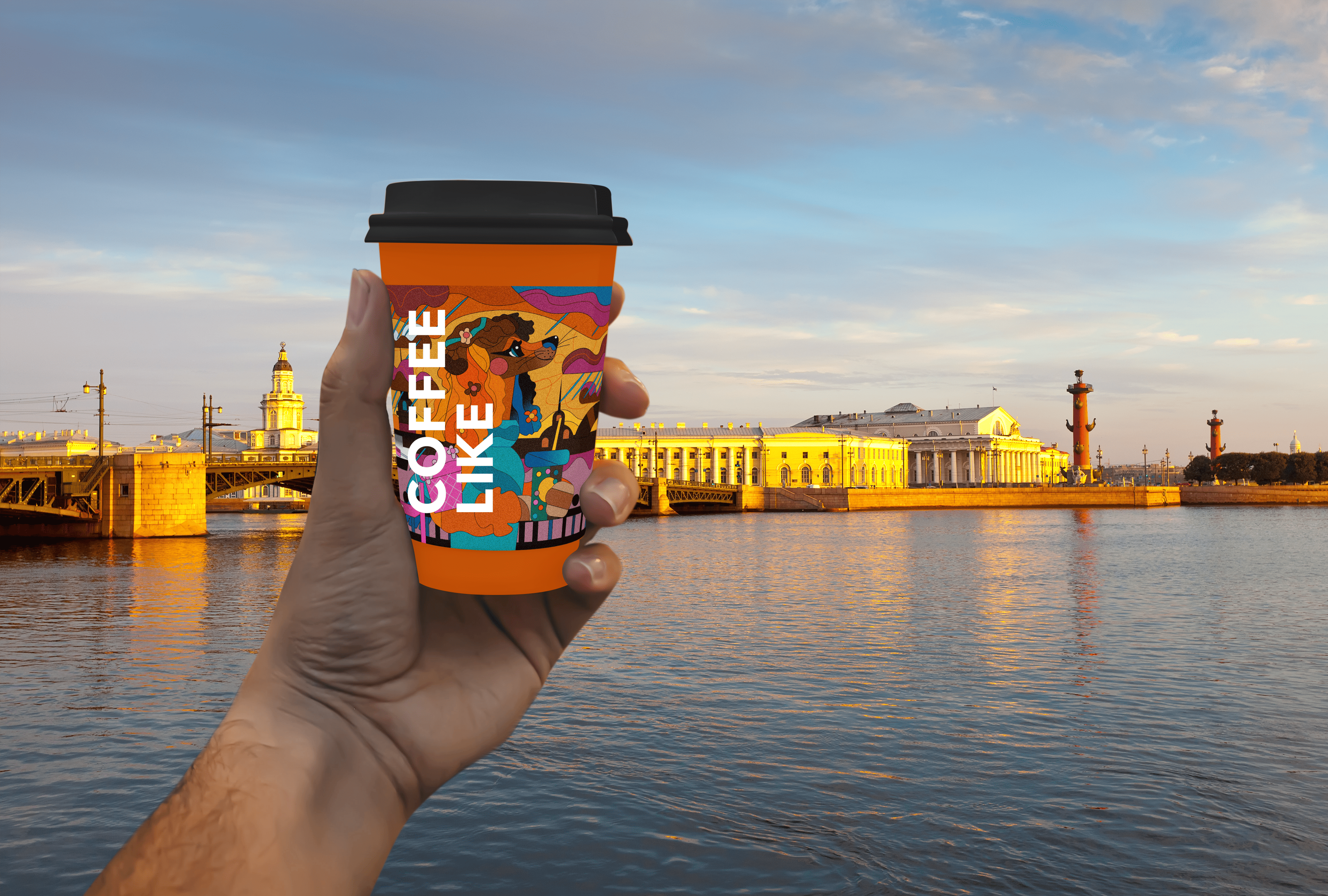 Дизайн кофейных стаканчиков для Cofee Like — Изображение №12 — Иллюстрация, Графика на Dprofile