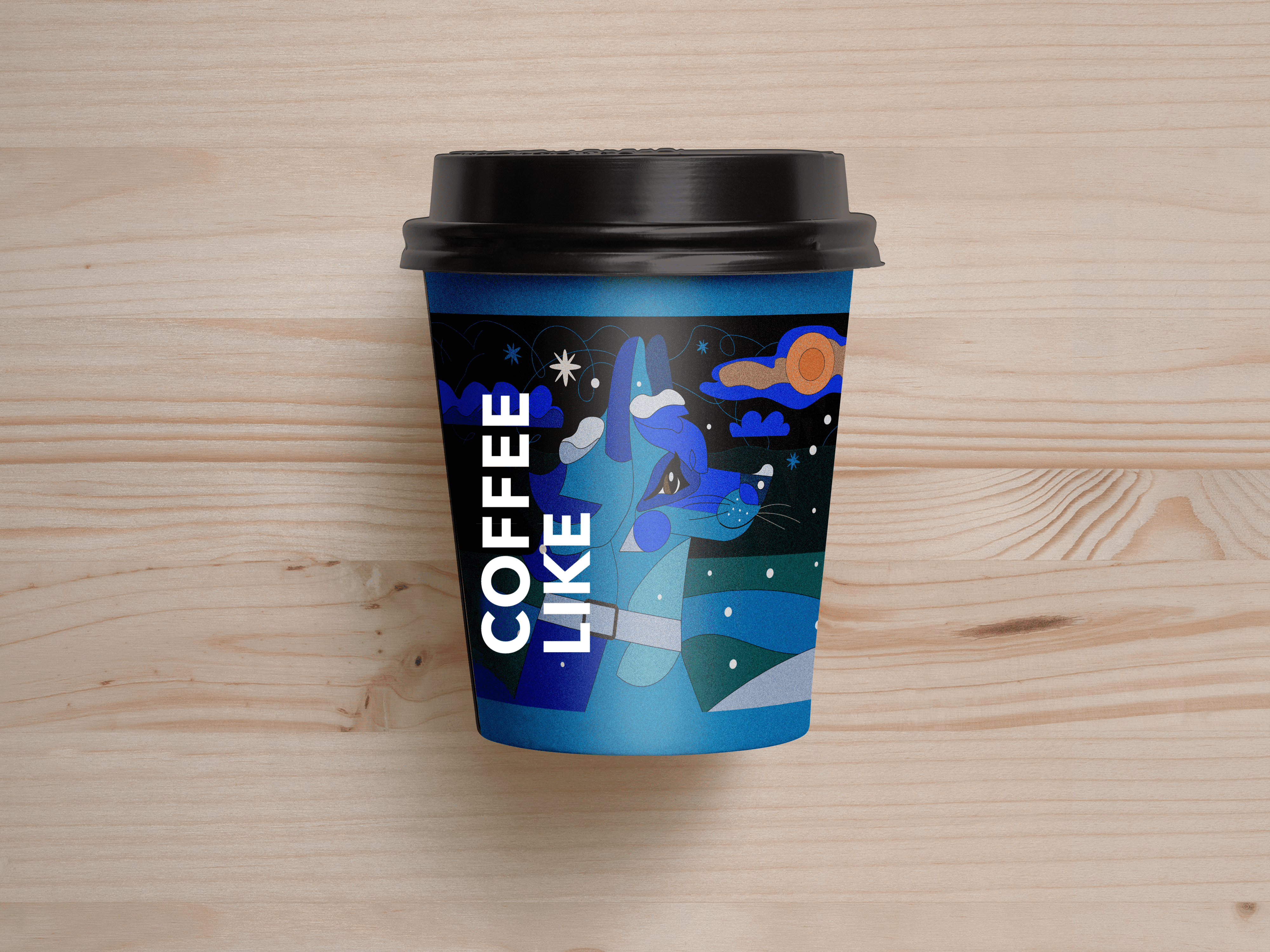 Дизайн кофейных стаканчиков для Cofee Like — Изображение №5 — Иллюстрация, Графика на Dprofile