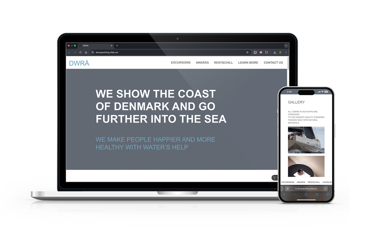 DWRÅ Yacht Club | Web Design | UI/UX — Изображение №4 — Интерфейсы на Dprofile