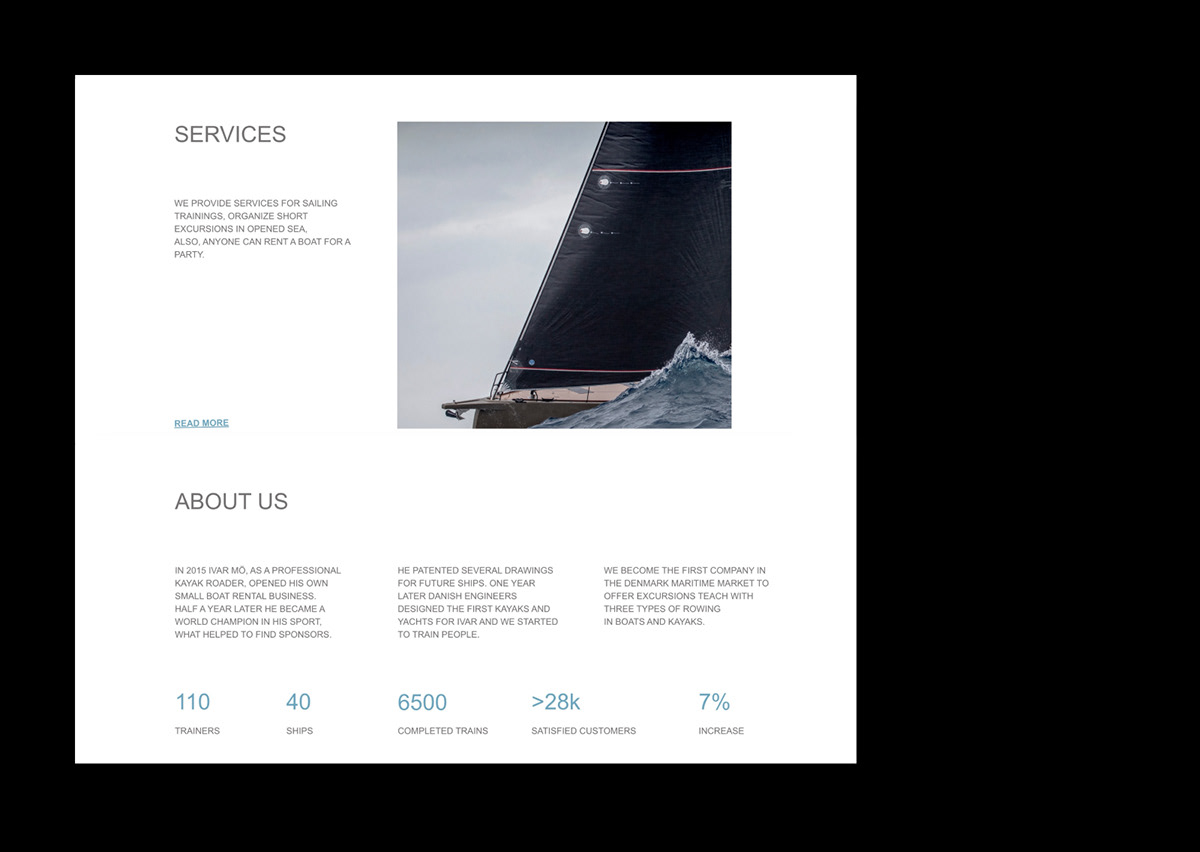 DWRÅ Yacht Club | Web Design | UI/UX — Изображение №5 — Интерфейсы на Dprofile