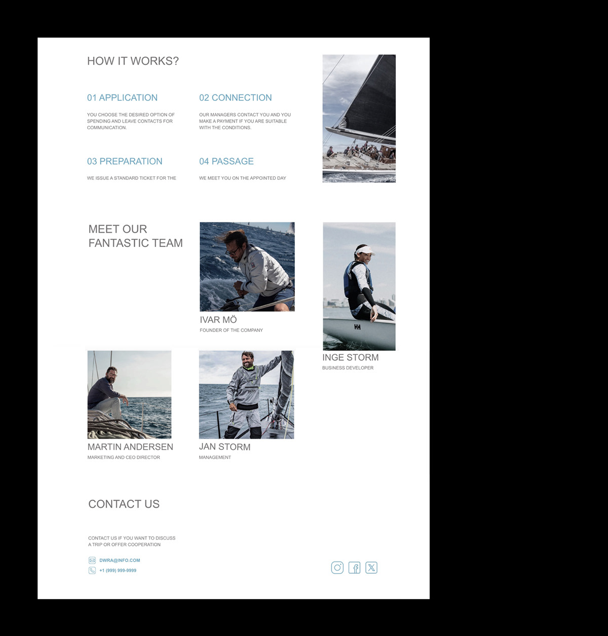 DWRÅ Yacht Club | Web Design | UI/UX — Изображение №7 — Интерфейсы на Dprofile
