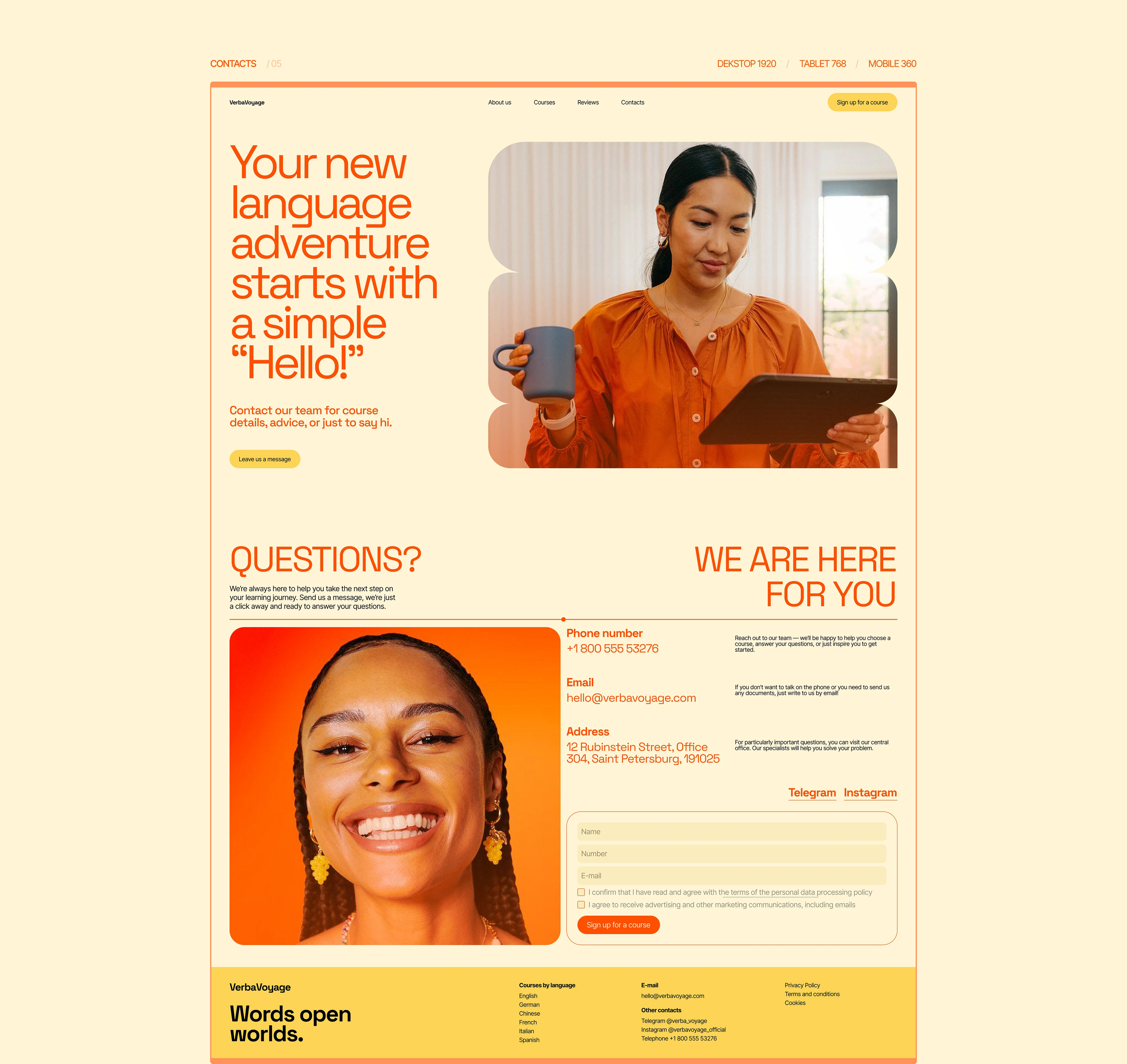 Verba Voyage - corporate website — Изображение №13 — Интерфейсы на Dprofile