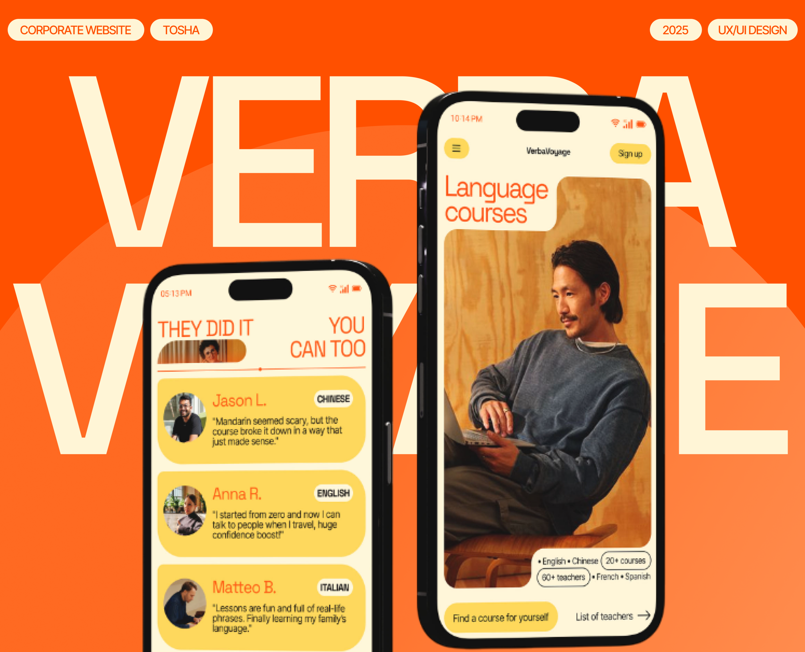 Verba Voyage - corporate website — Интерфейсы на Dprofile