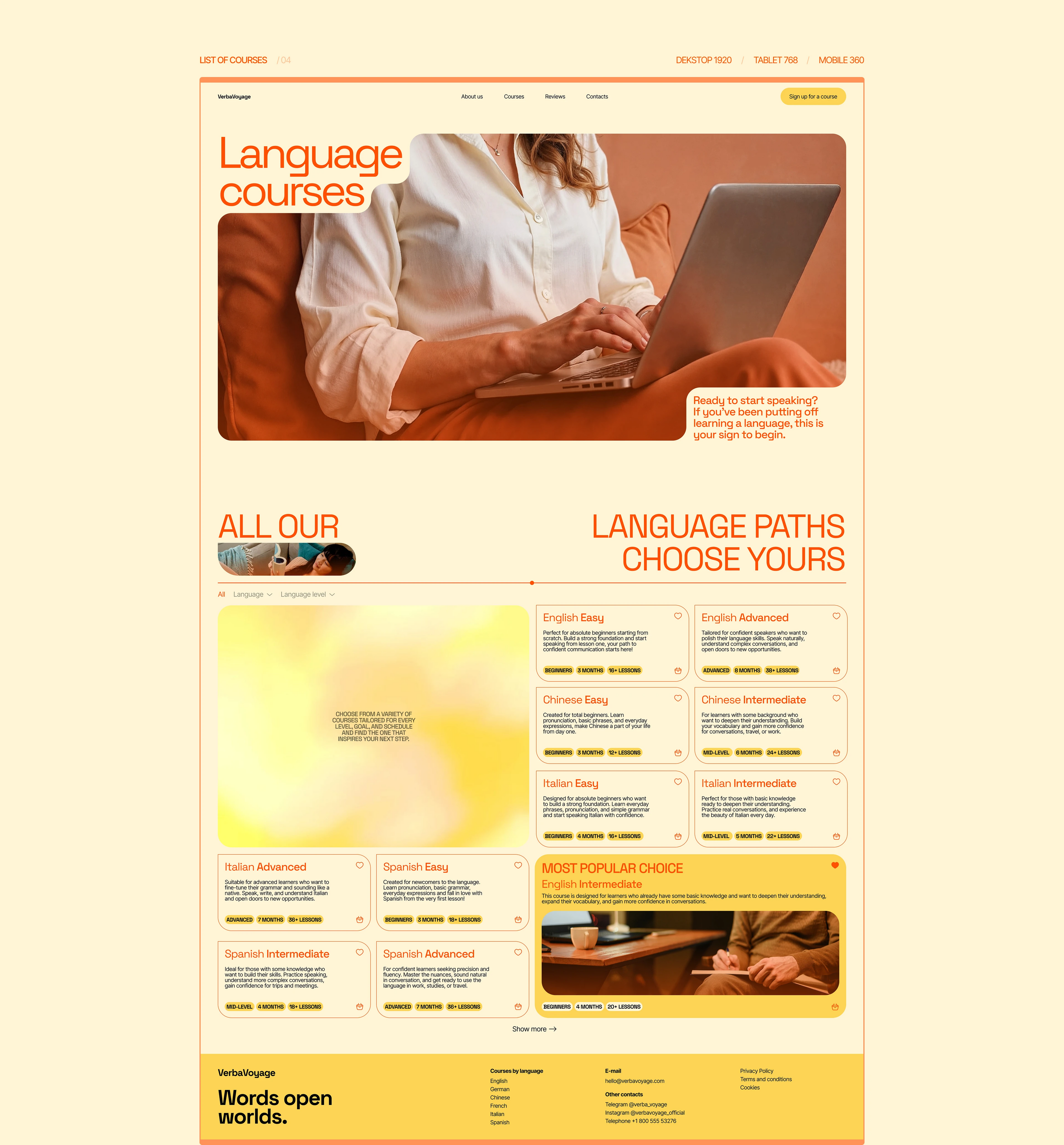 Verba Voyage - corporate website — Изображение №11 — Интерфейсы на Dprofile