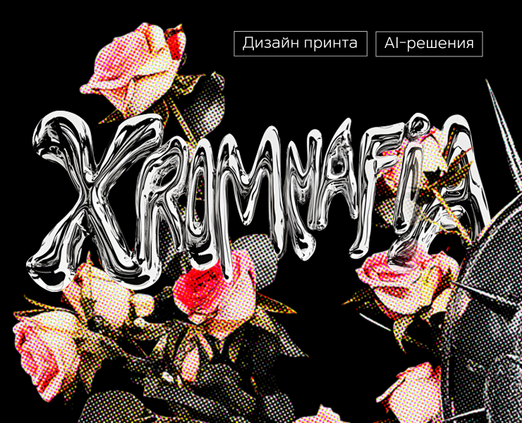 ХROMMAFIA | нейроарт | мода — Брендинг, Графика на Dprofile