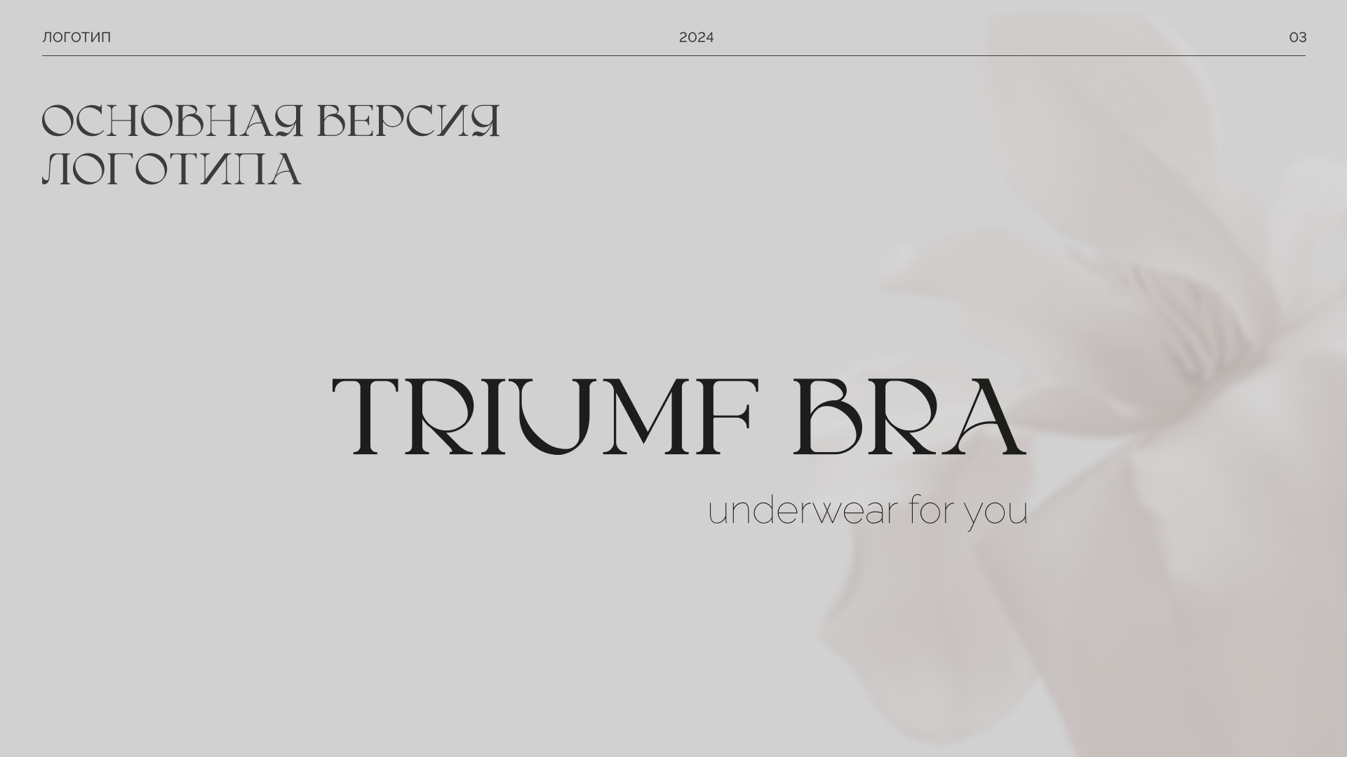 Фирменный стиль бренда Triumf Bra — Изображение №4 — Брендинг на Dprofile