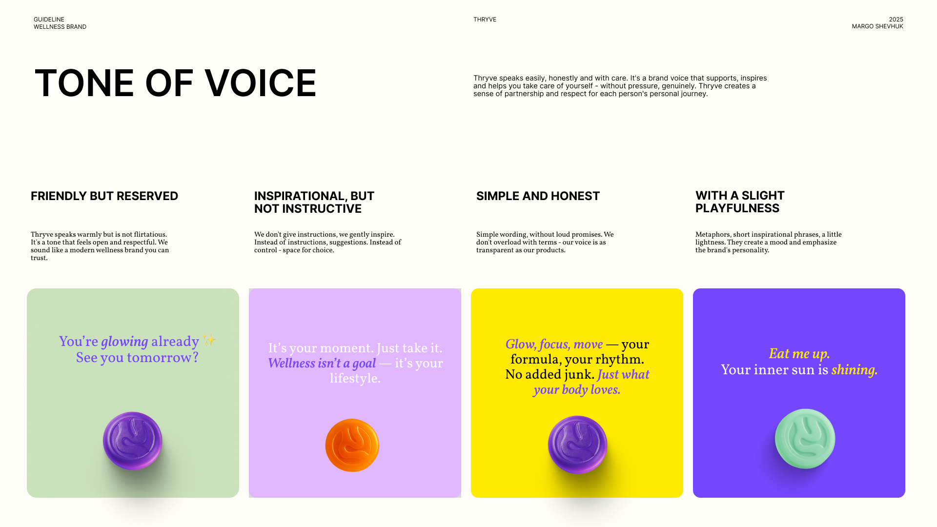 Thryve Brand Identity — Where Health Meets Aesthetic — Изображение №7 — Брендинг на Dprofile