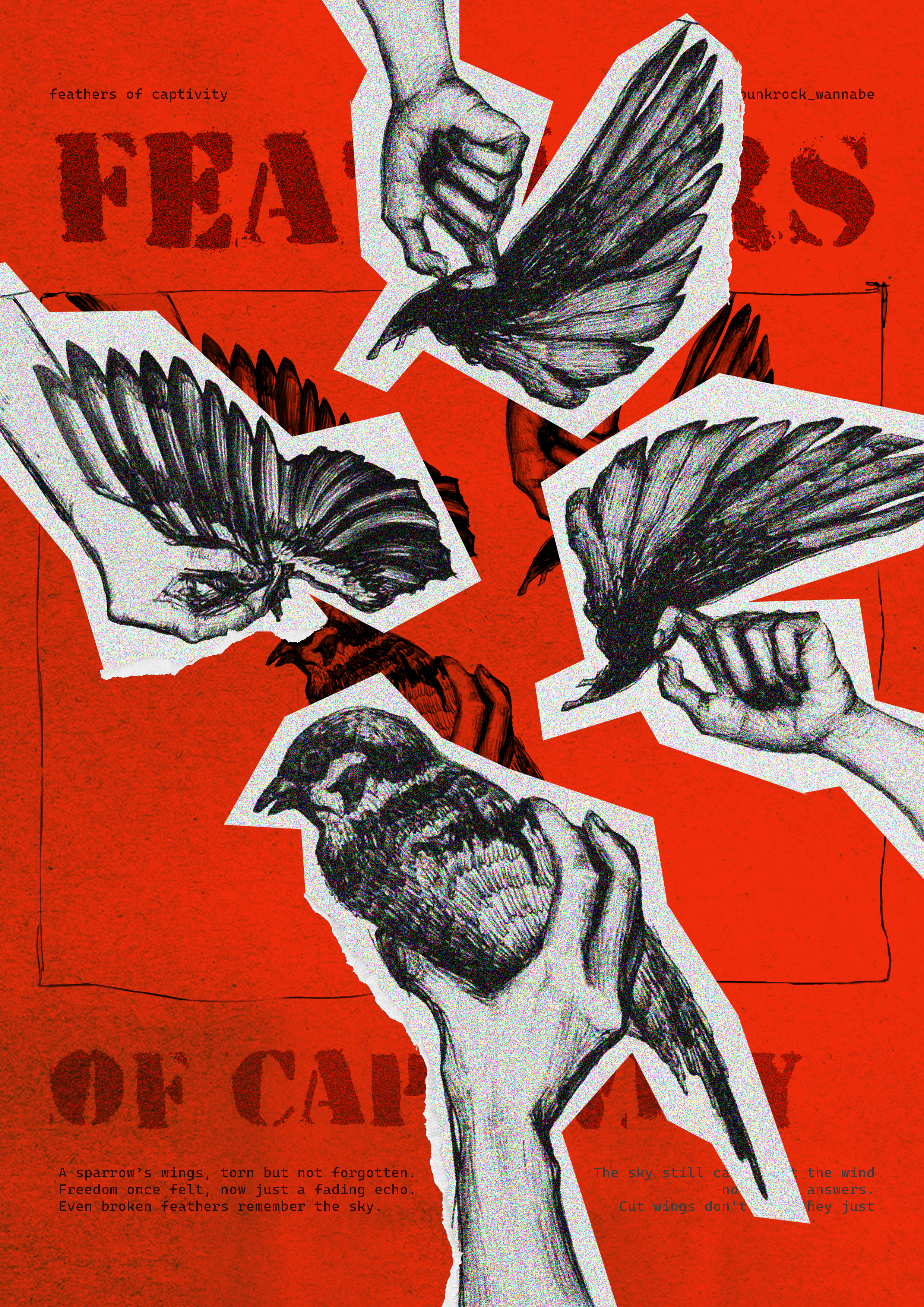 Авторская иллюстрация Feathers of captivity — Изображение №2 — Иллюстрация, Графика на Dprofile