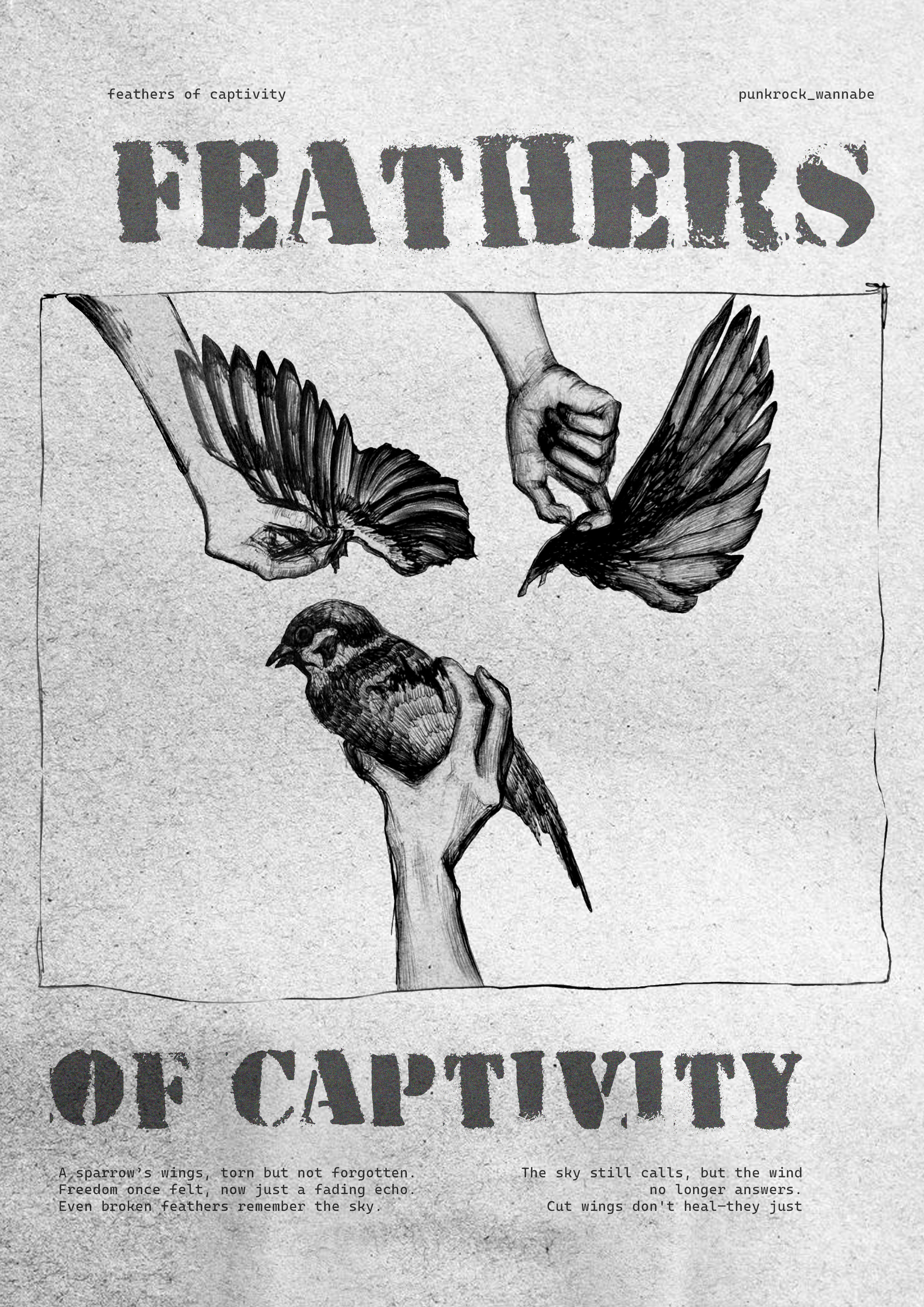 Авторская иллюстрация Feathers of captivity — Изображение №3 — Иллюстрация, Графика на Dprofile