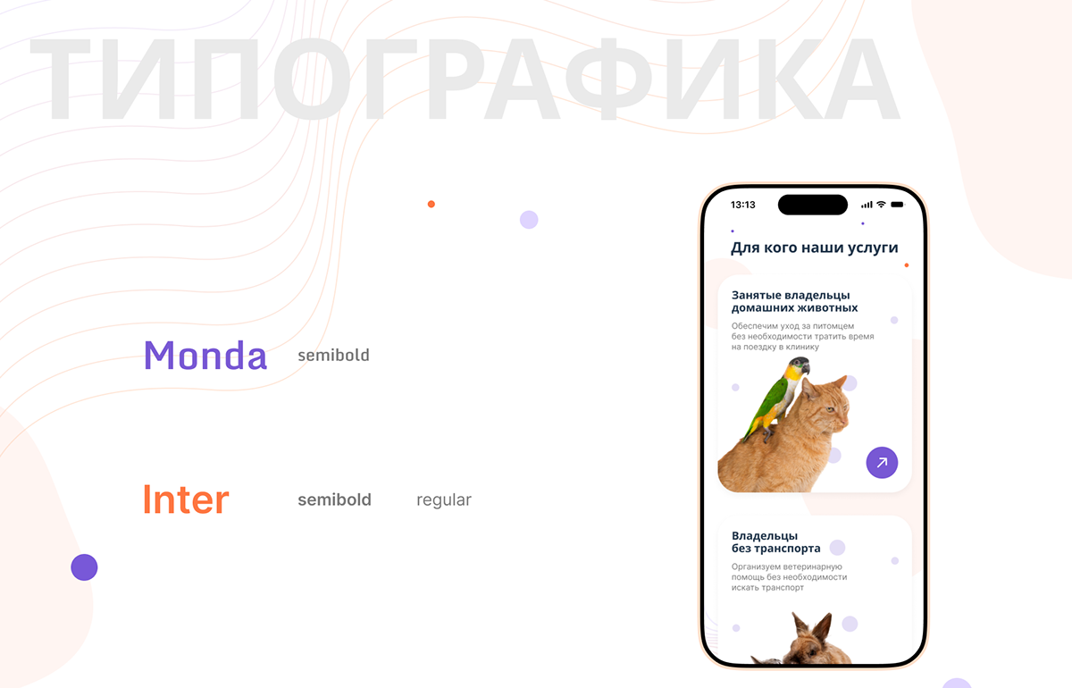 Landing | UX | UI| Ветеринар на дом — Изображение №2 — Интерфейсы на Dprofile