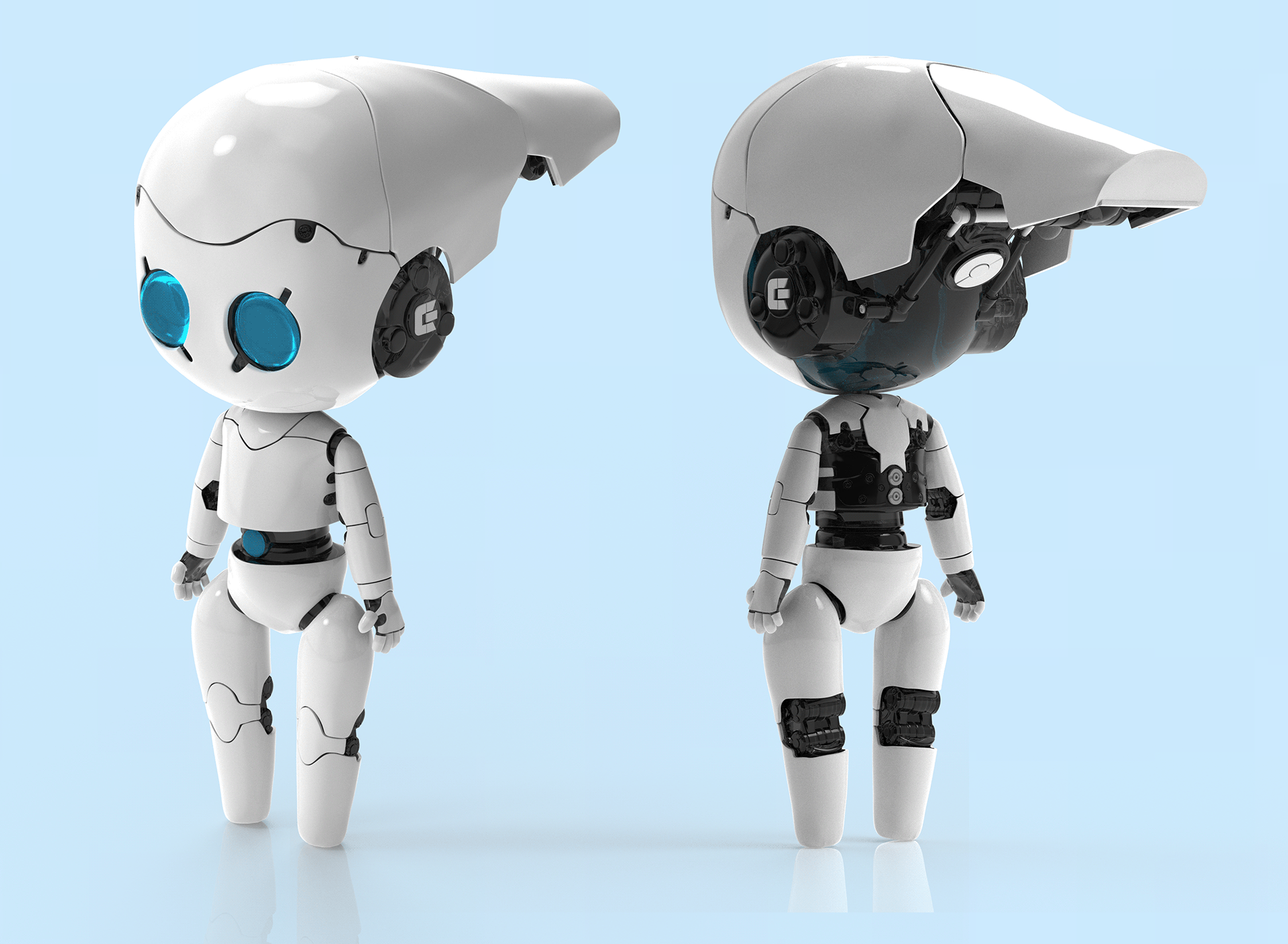 Project robot girl — Изображение №3 — 3D на Dprofile