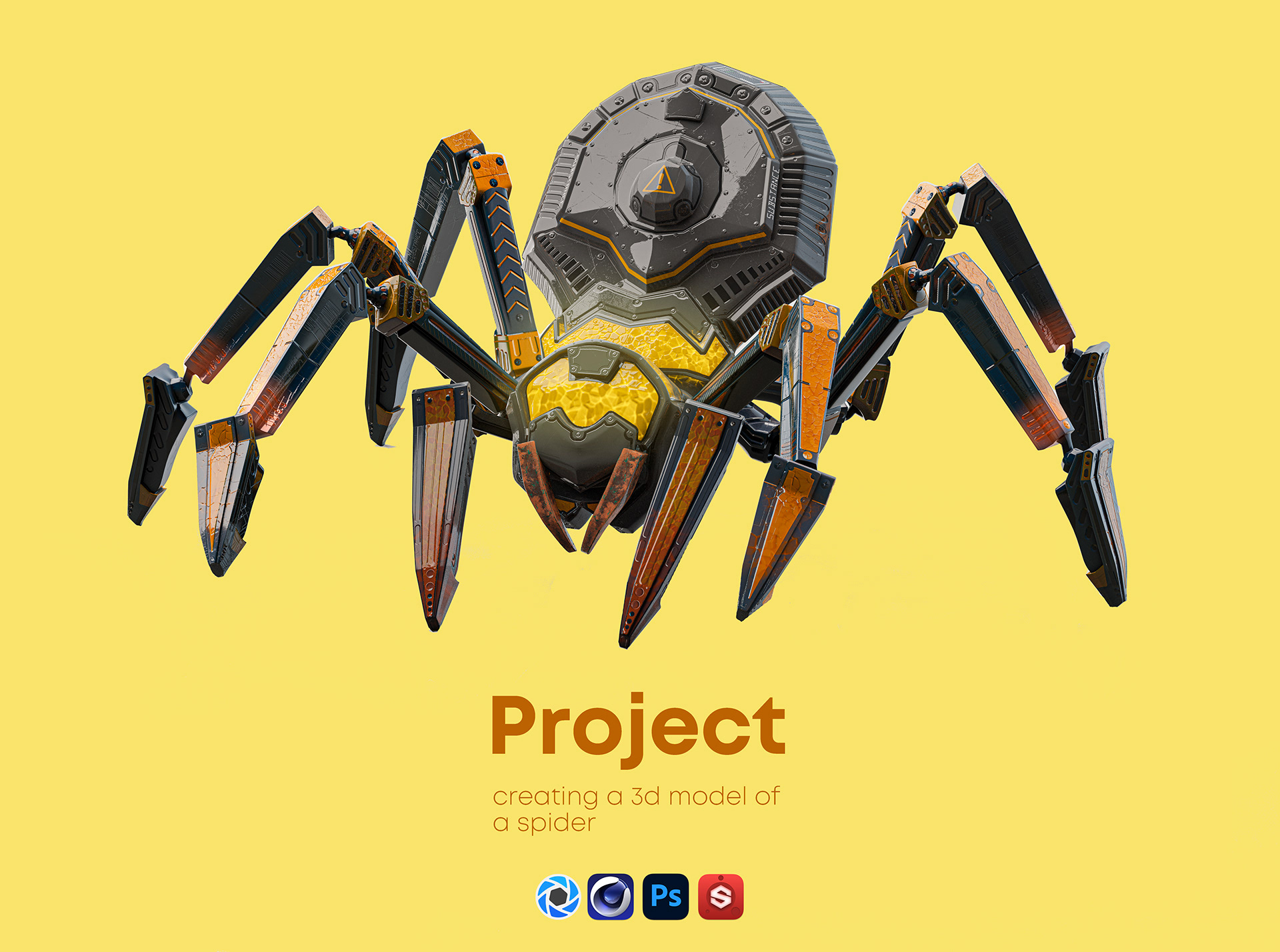 Project robot spider — Изображение №1 — 3D на Dprofile