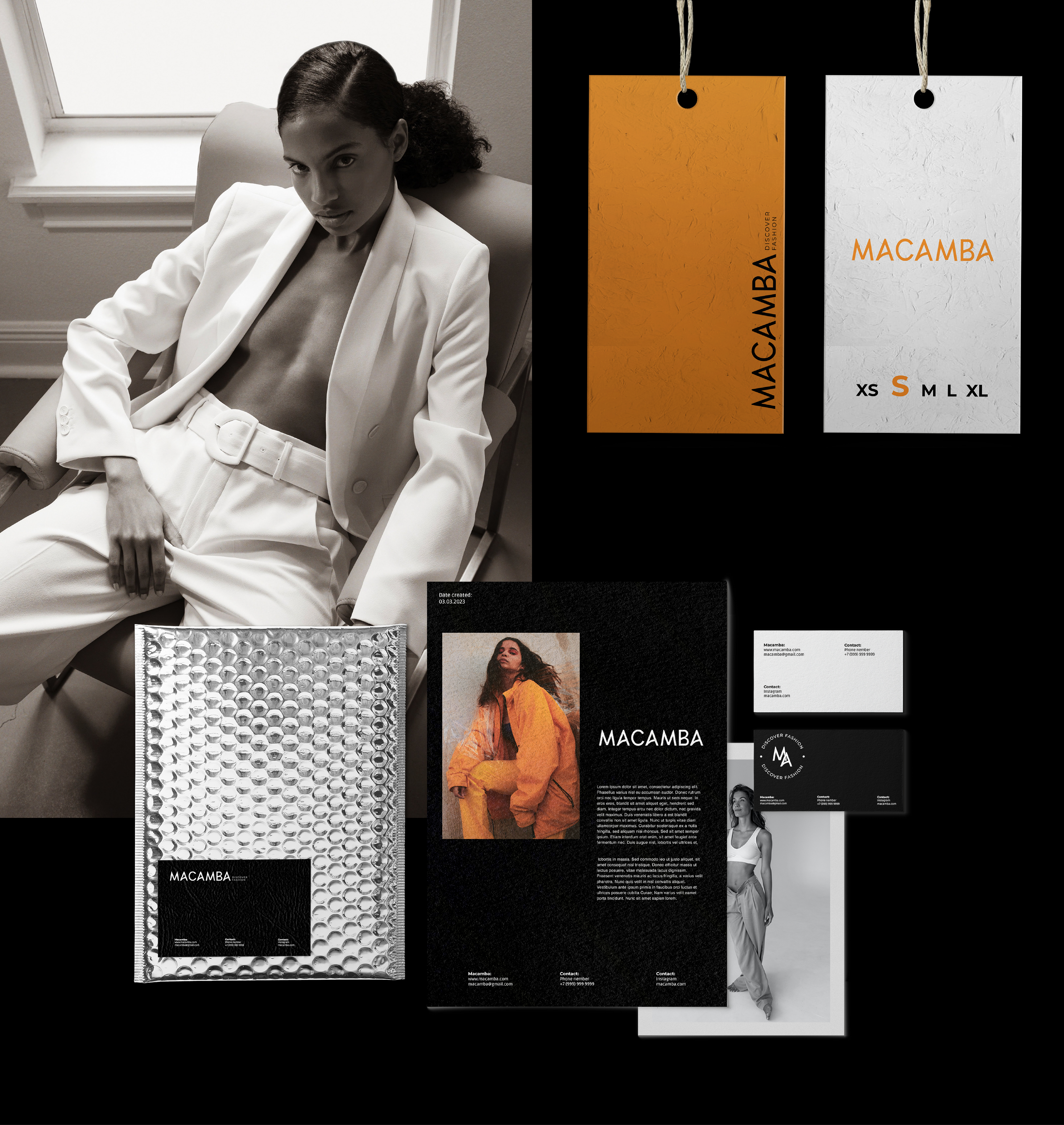 ФИРМЕННЫЙ СТИЛЬ | BRAND IDENTITY | CLOTHES — Изображение №3 — Брендинг на Dprofile