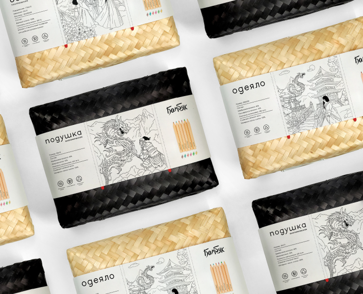 Bamboo Bedding Packaging Design | EcoDesign — Брендинг на Dprofile