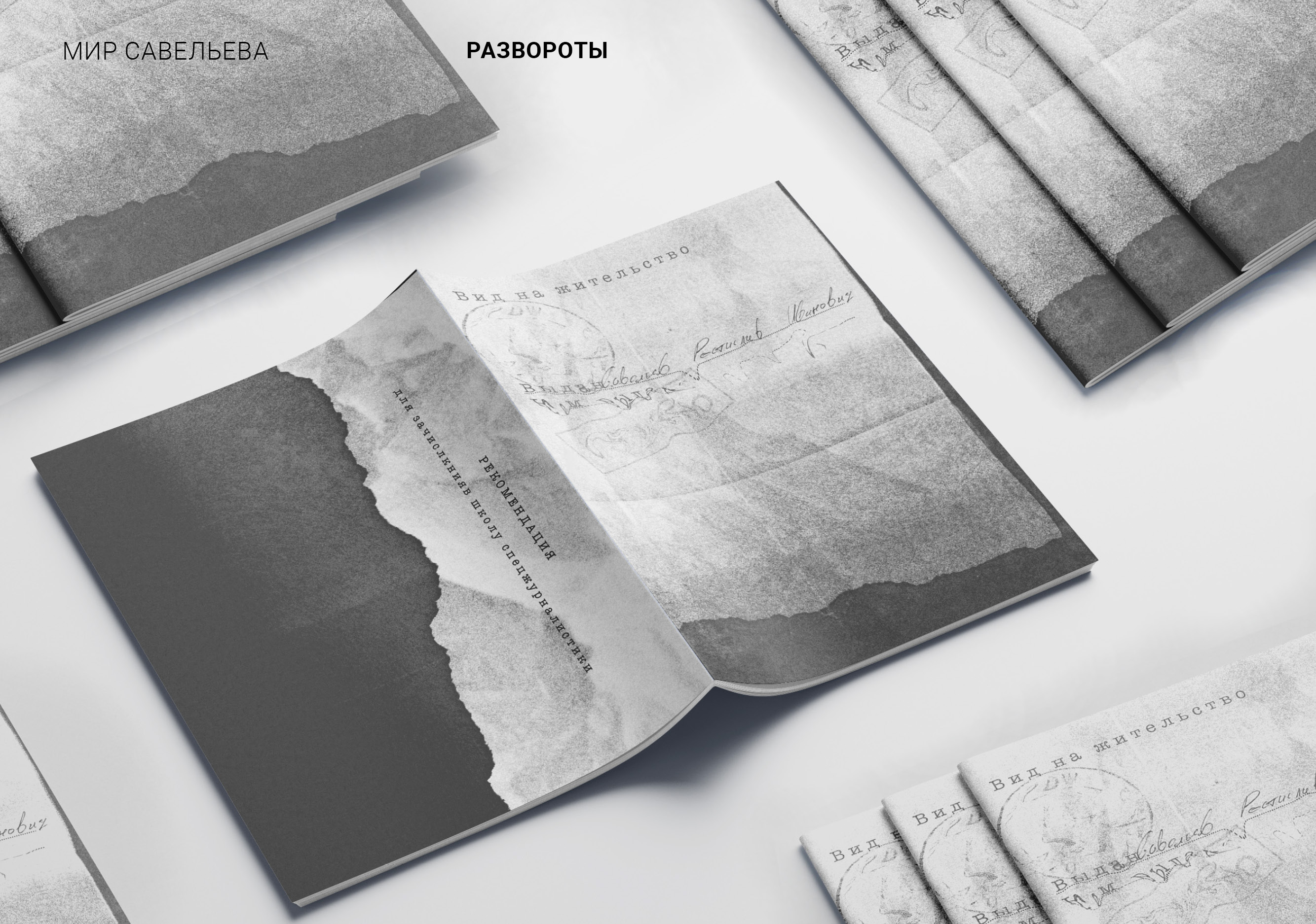 Зин по мотивам фильма "вид на жительство" 1972г. — Изображение №2 — Графика на Dprofile