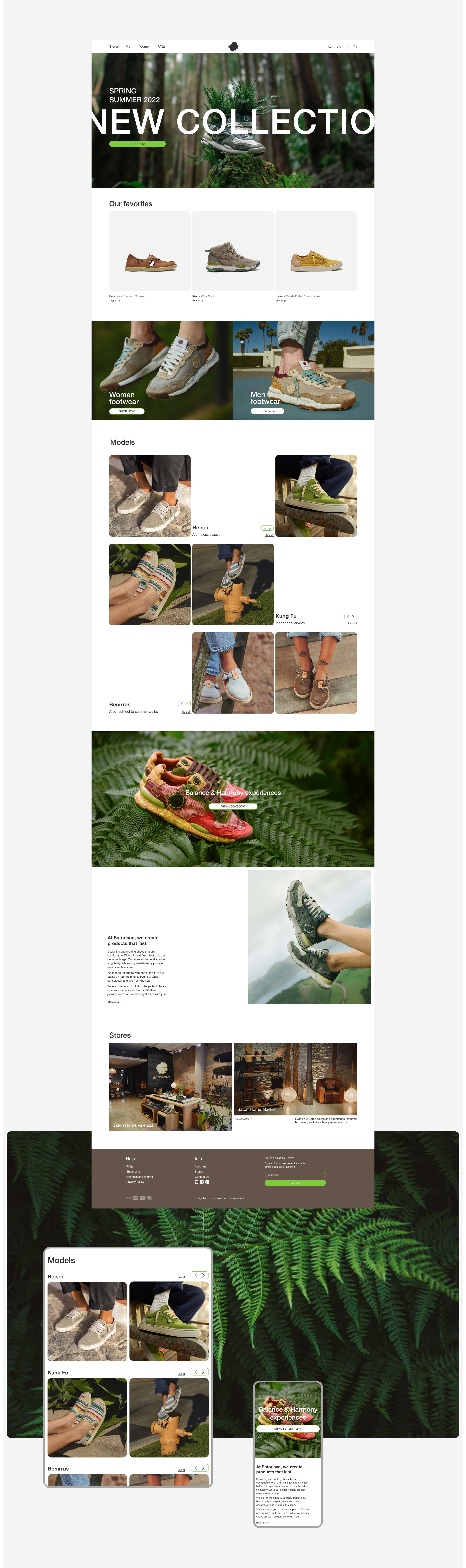 Satorisan | E-commerce redesign — Изображение №2 — Интерфейсы на Dprofile