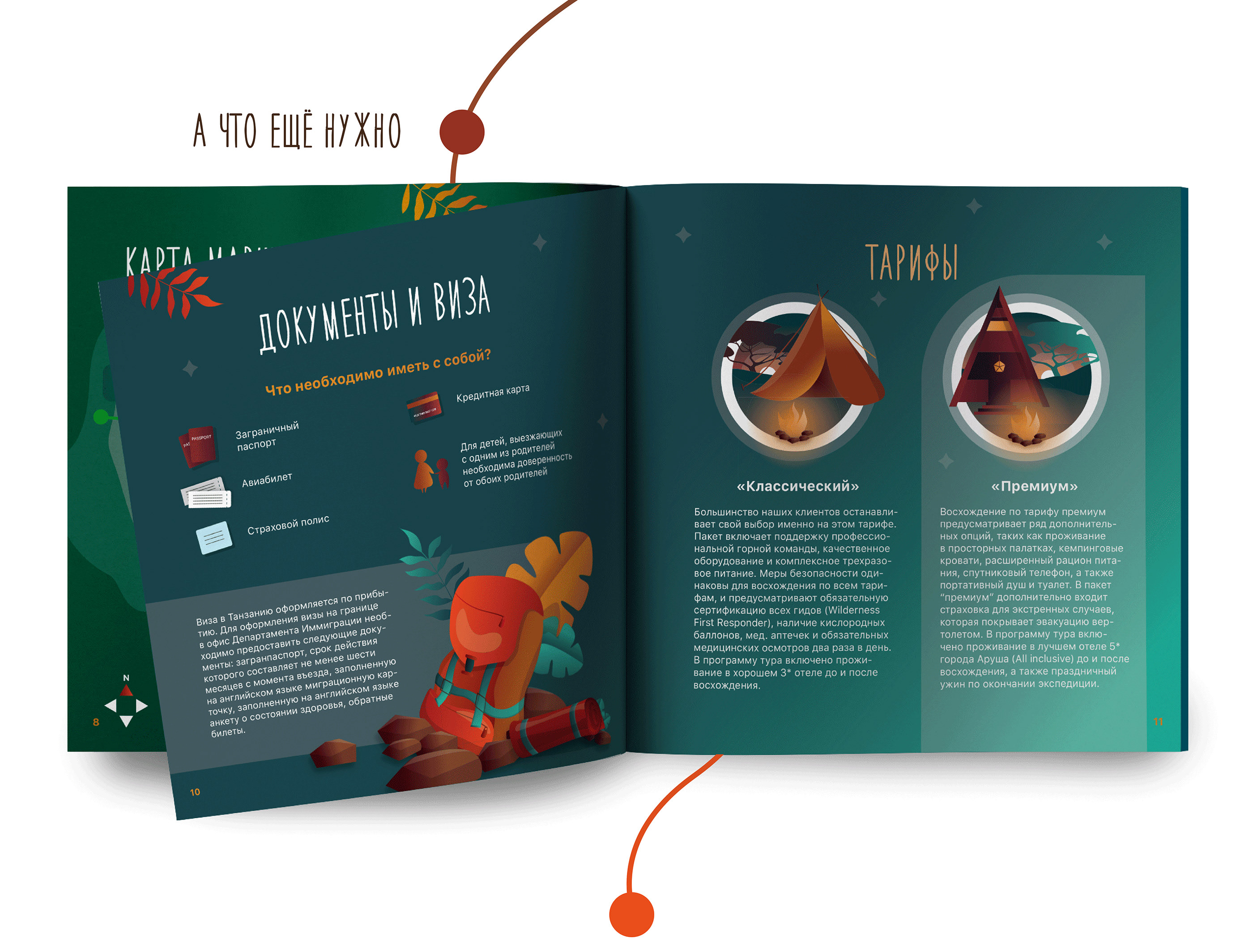 Брошюра о Килиманджаро — Изображение №6 — Иллюстрация, Графика на Dprofile