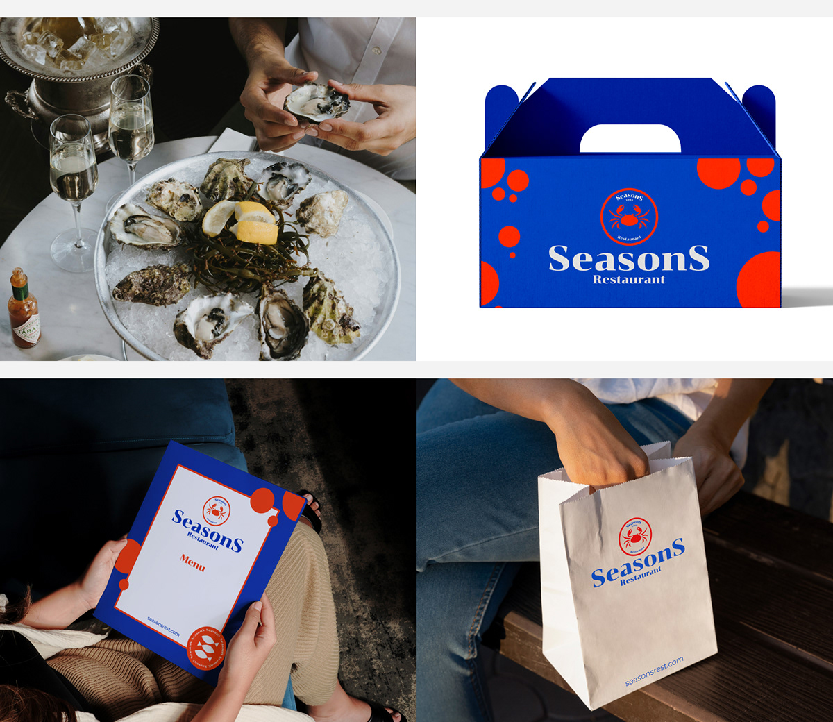 SEASONS | Ресторан морепродуктов — Изображение №4 — Брендинг на Dprofile