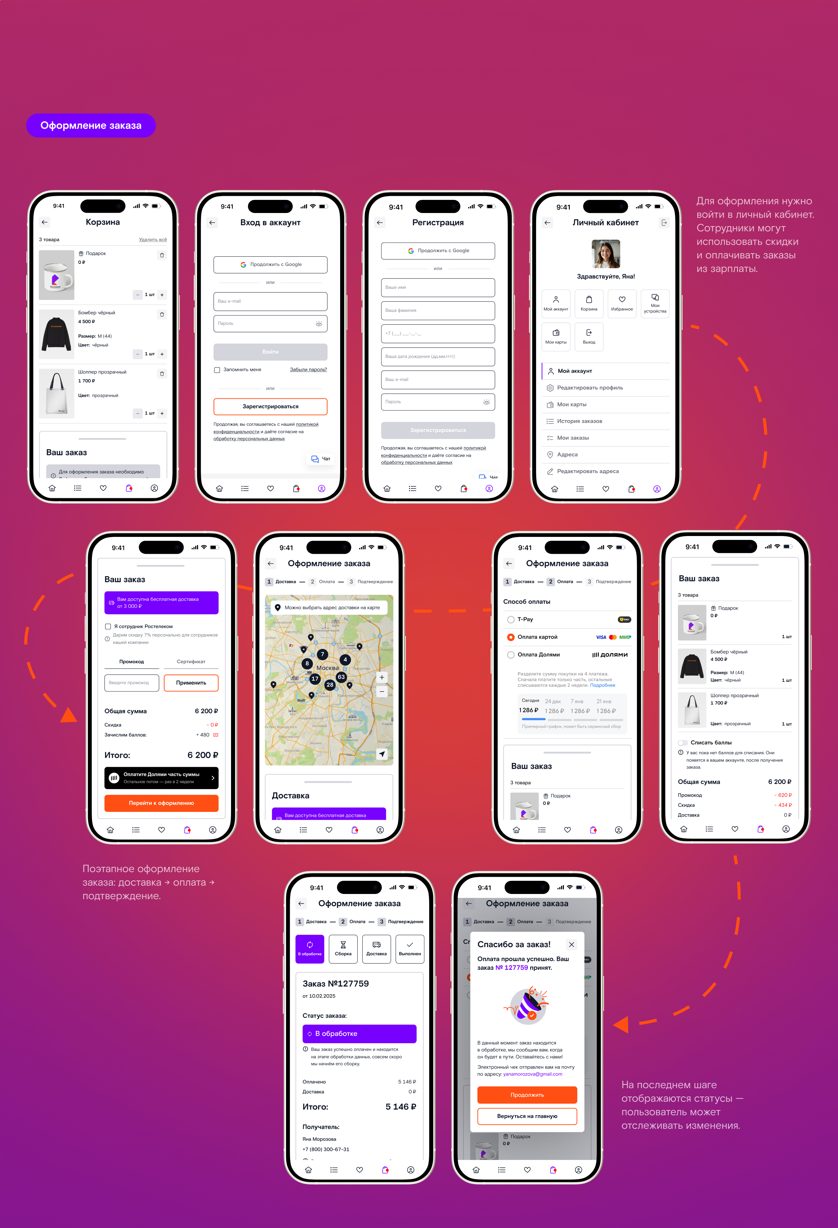 Ростелеком Мерч | Дизайн корпоративного онлайн-магазина — Изображение №16 — Интерфейсы на Dprofile
