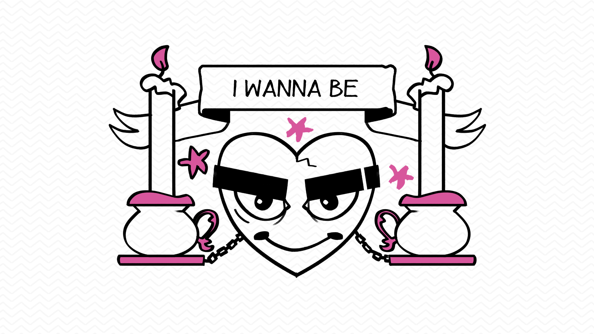 Шрифт "i wanna be" — Изображение №1 — Иллюстрация, Графика на Dprofile