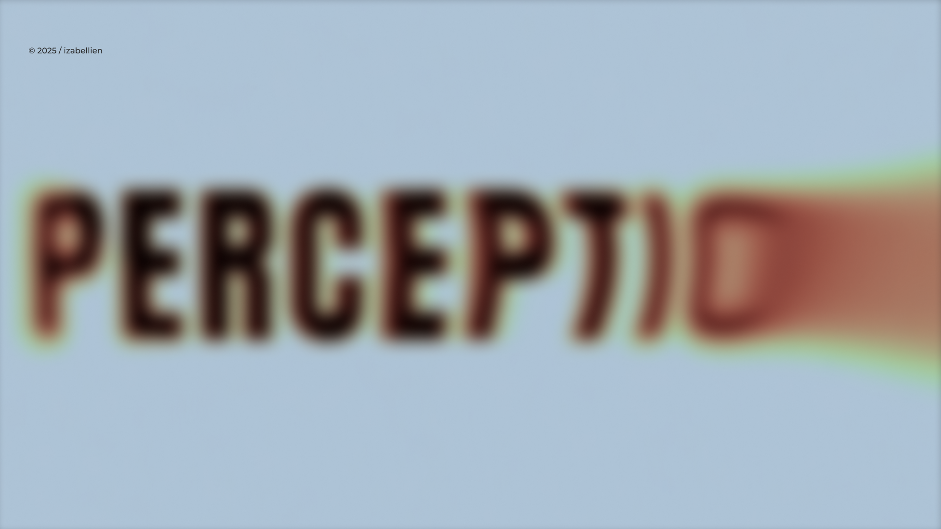 Винил "Perception" — Изображение №1 — Интерфейсы на Dprofile