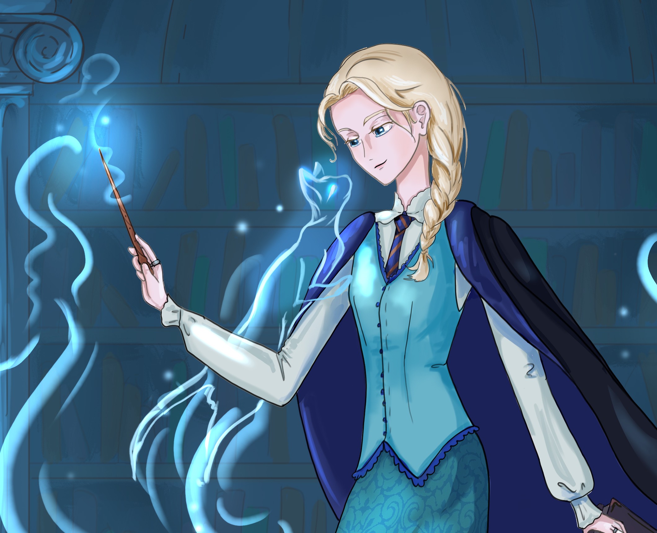 Патронусы & Факультеты — Иллюстрация на Dprofile