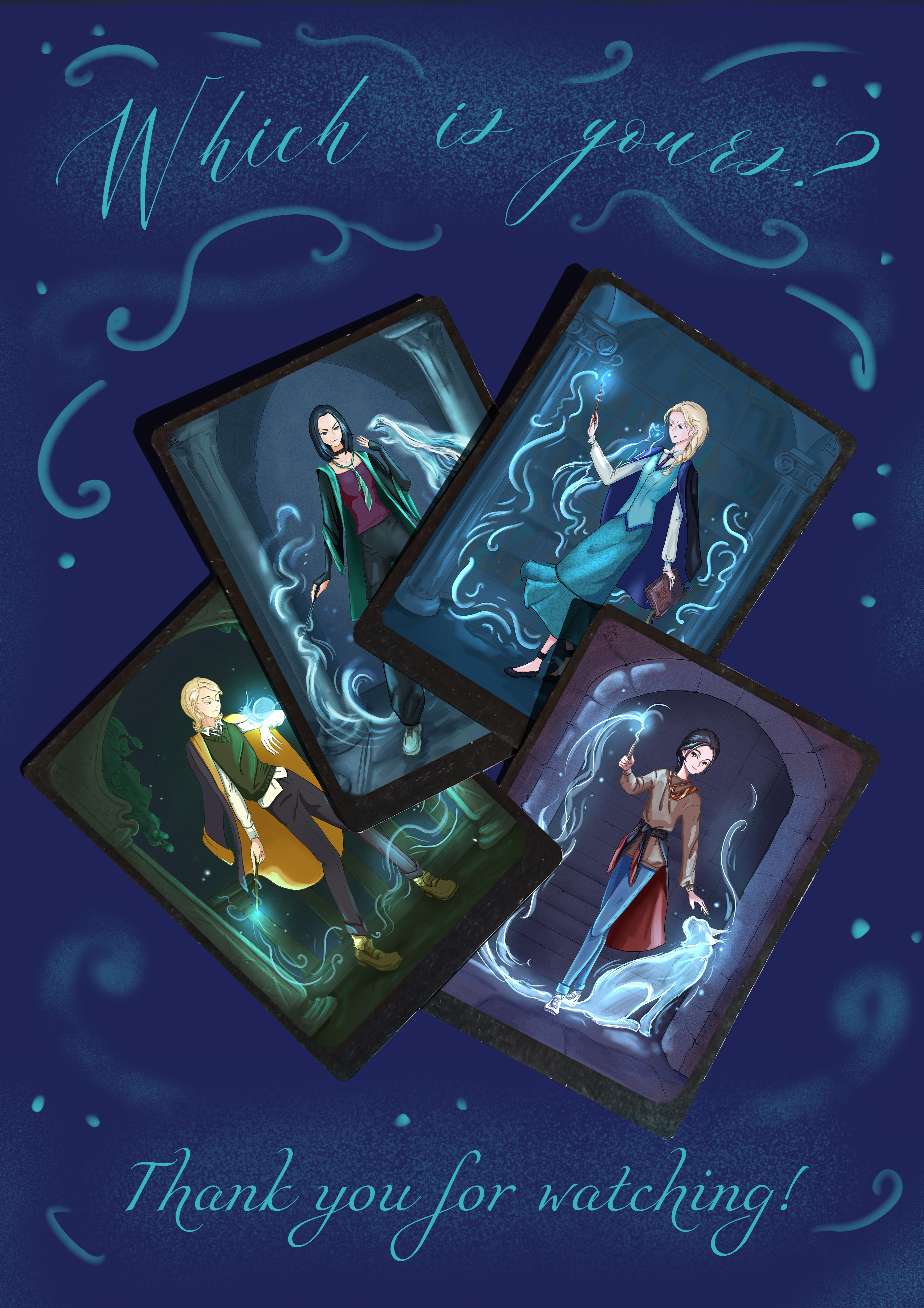 Патронусы & Факультеты — Изображение №7 — Иллюстрация на Dprofile