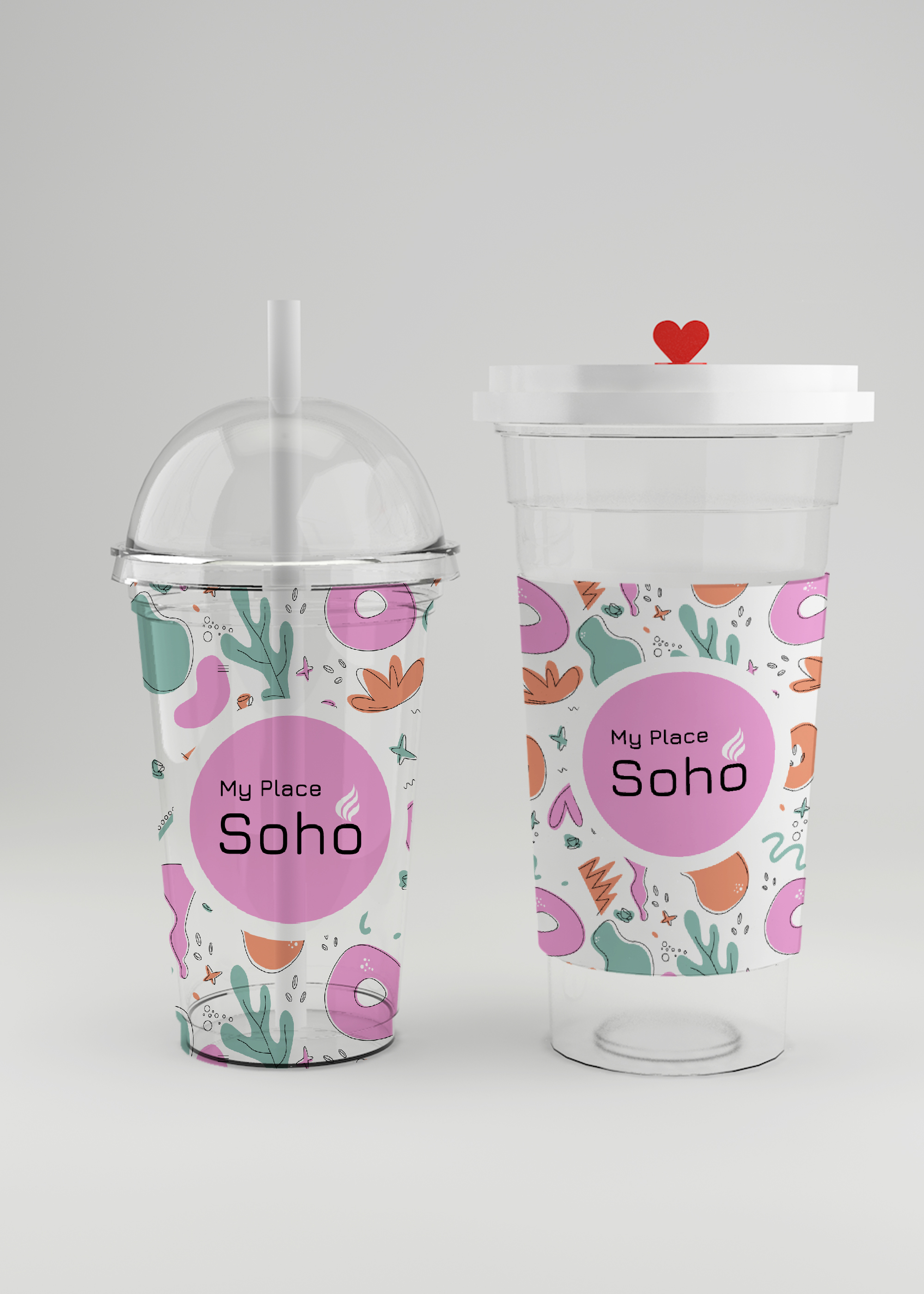 Разработка фирменного стиля для кофейни "My Place Soho" — Изображение №9 — Брендинг на Dprofile