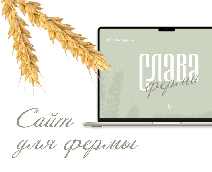 Сайт для фермы на Dprofile