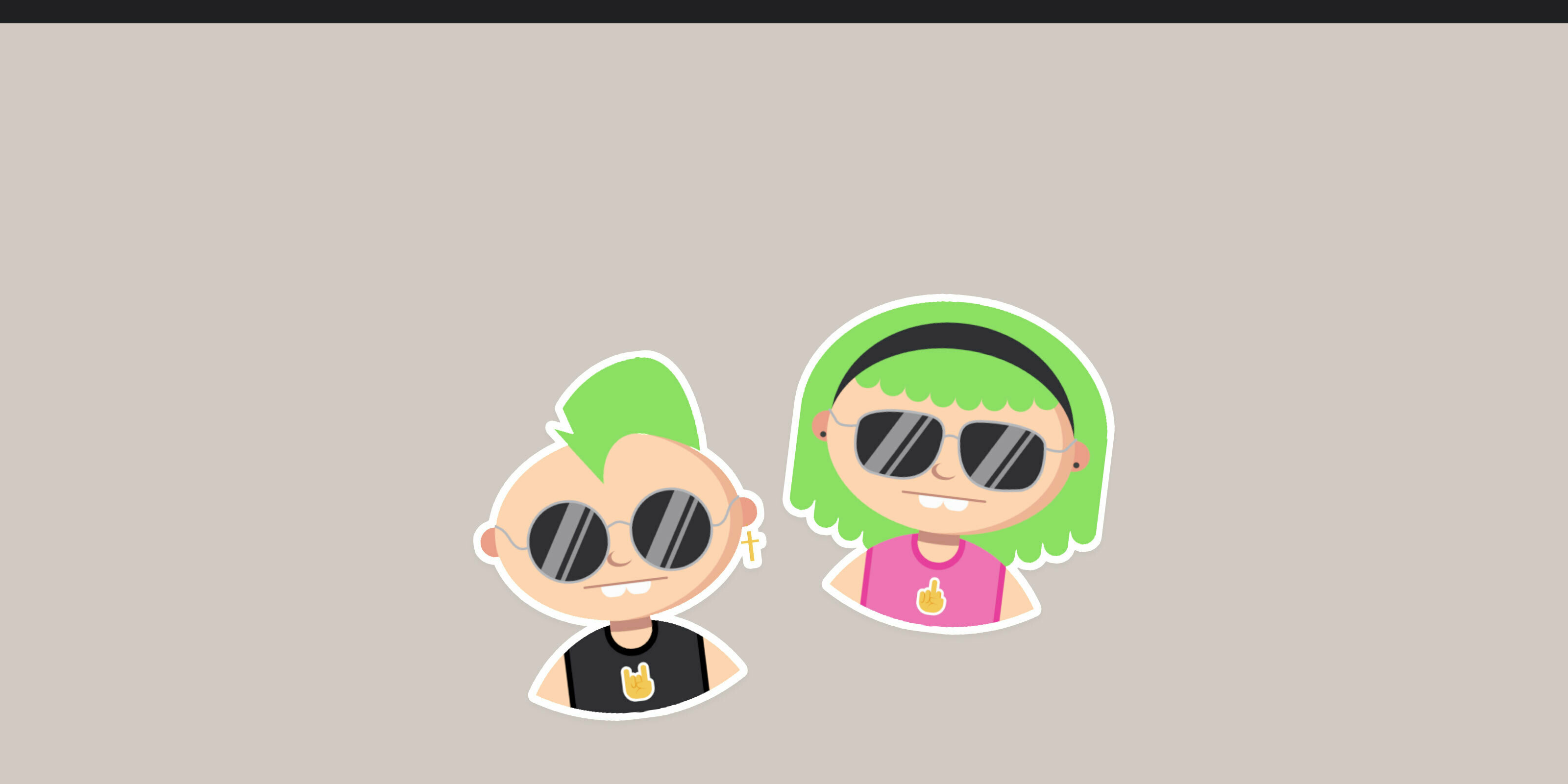 ANGRY!KIDS. Генеративный стикерпак для Telegram — Изображение №4 — Иллюстрация, Графика на Dprofile