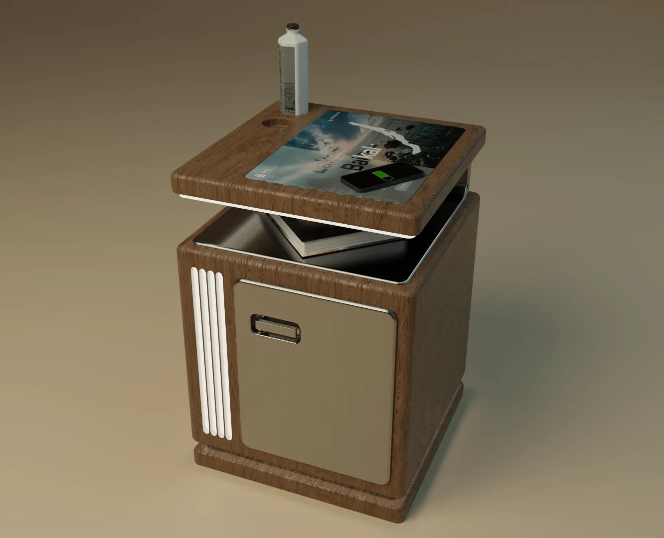 Smart nightstand — 3D, Промдизайн на Dprofile