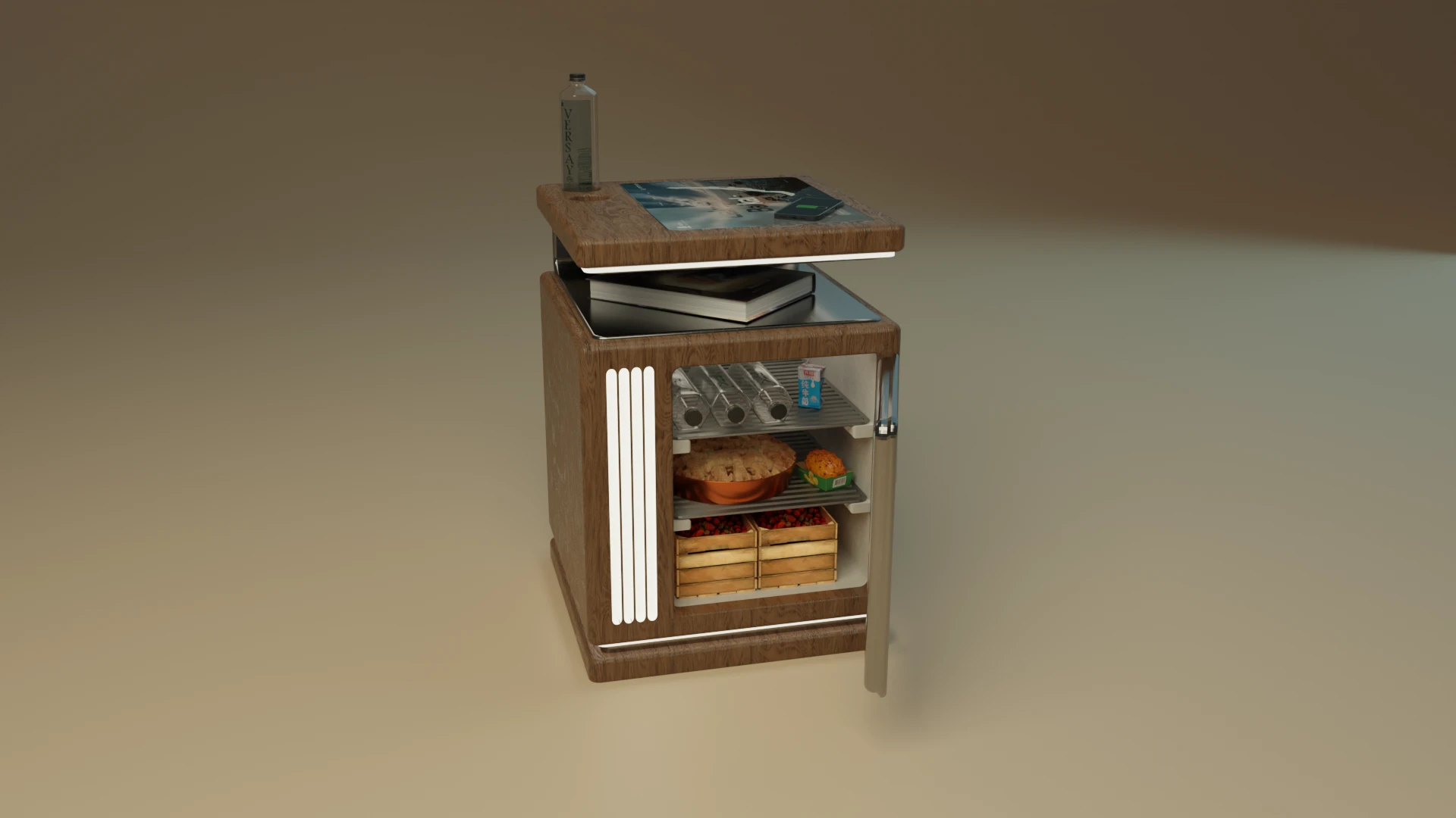 Smart nightstand — Изображение №4 — 3D, Промдизайн на Dprofile