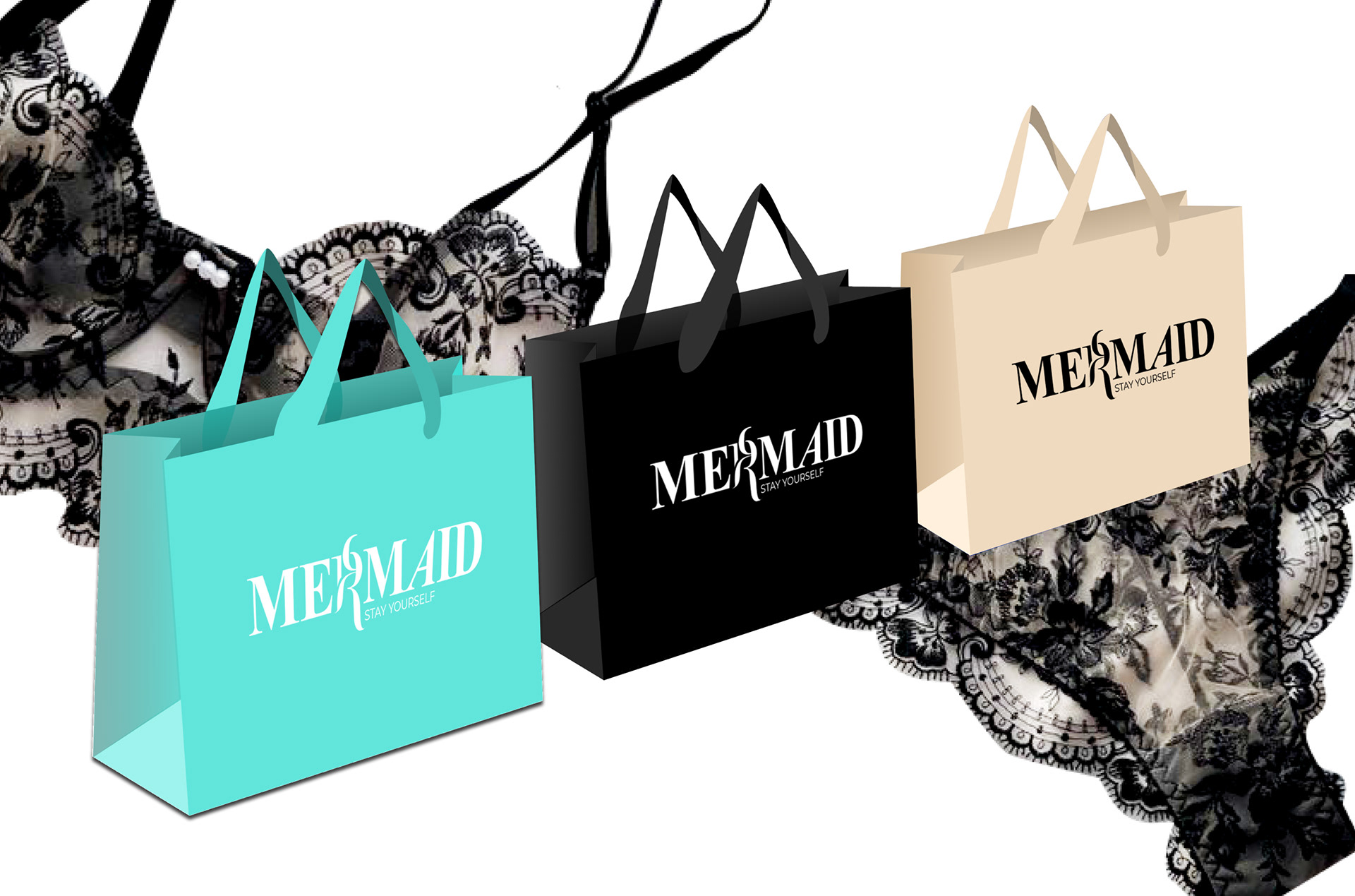 Mermaid. Логотип и фирменный стиль для магазина. — Изображение №4 — Брендинг на Dprofile