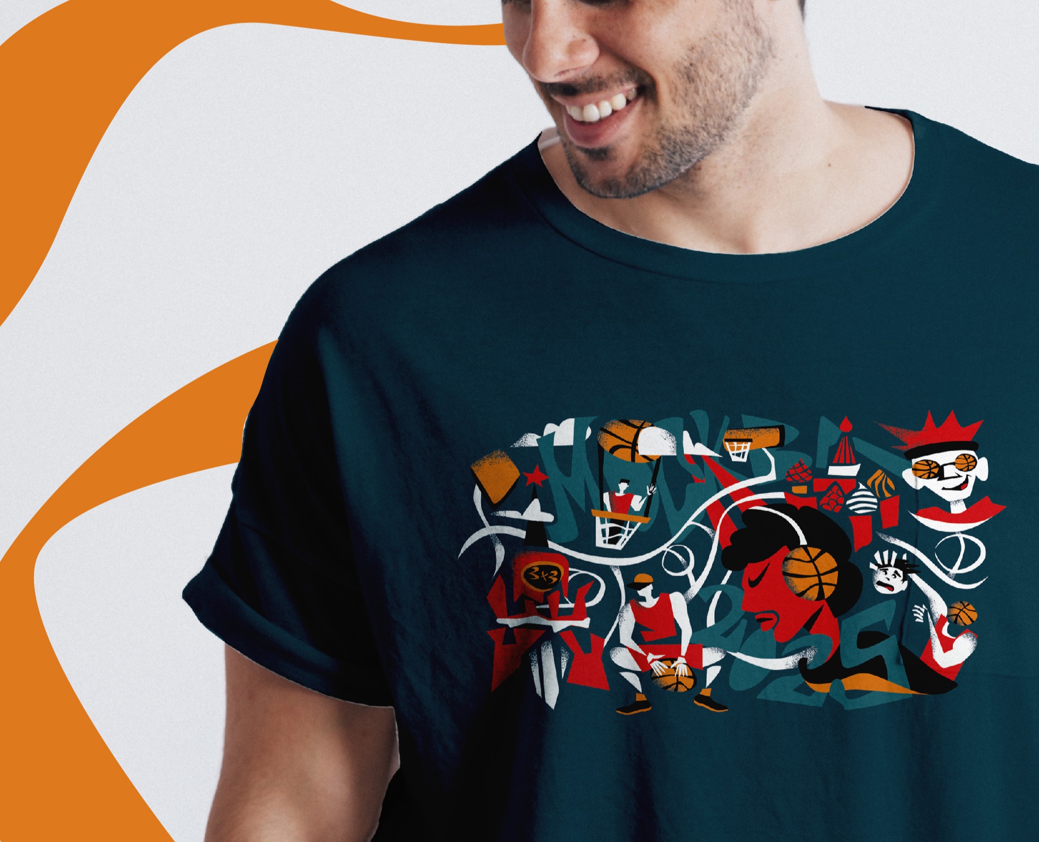 Illustration for the "Red Square Cup" festival — Иллюстрация на Dprofile