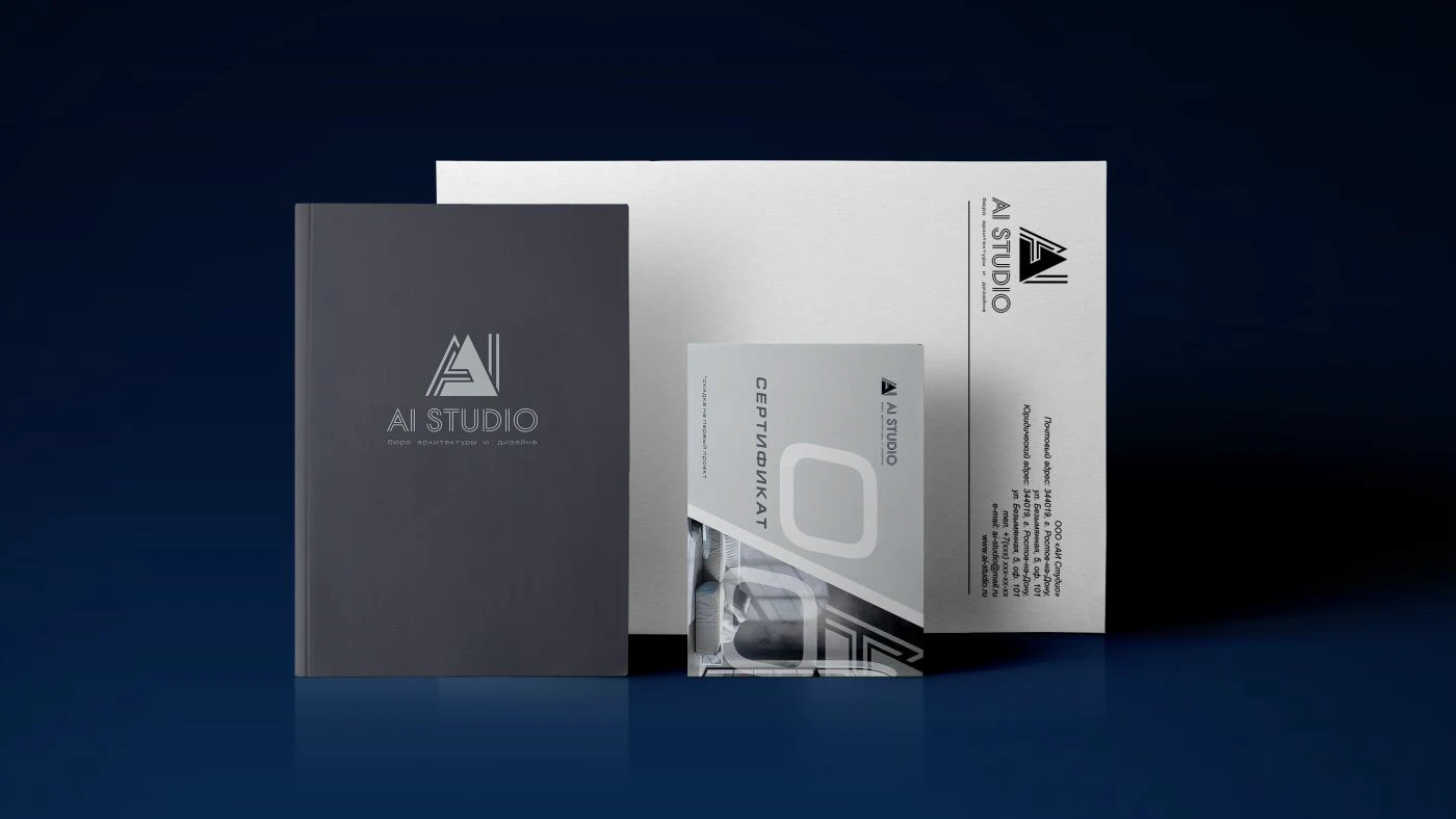 Айдентика архитектурного бюро AI studio — Изображение №8 — Брендинг на Dprofile