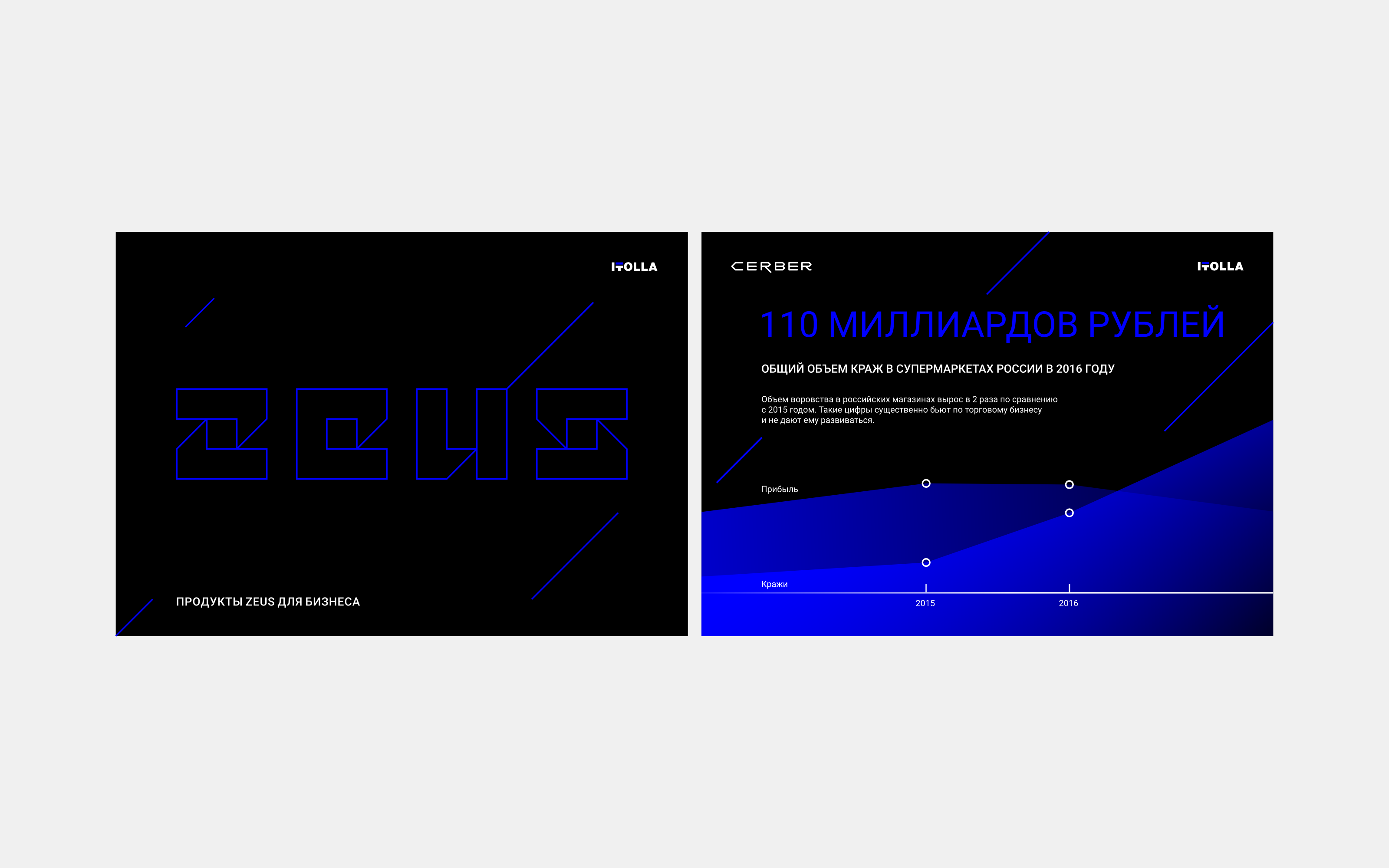 Айдентика компании ITOLLA и проекта ZEUS — Изображение №8 — Брендинг на Dprofile