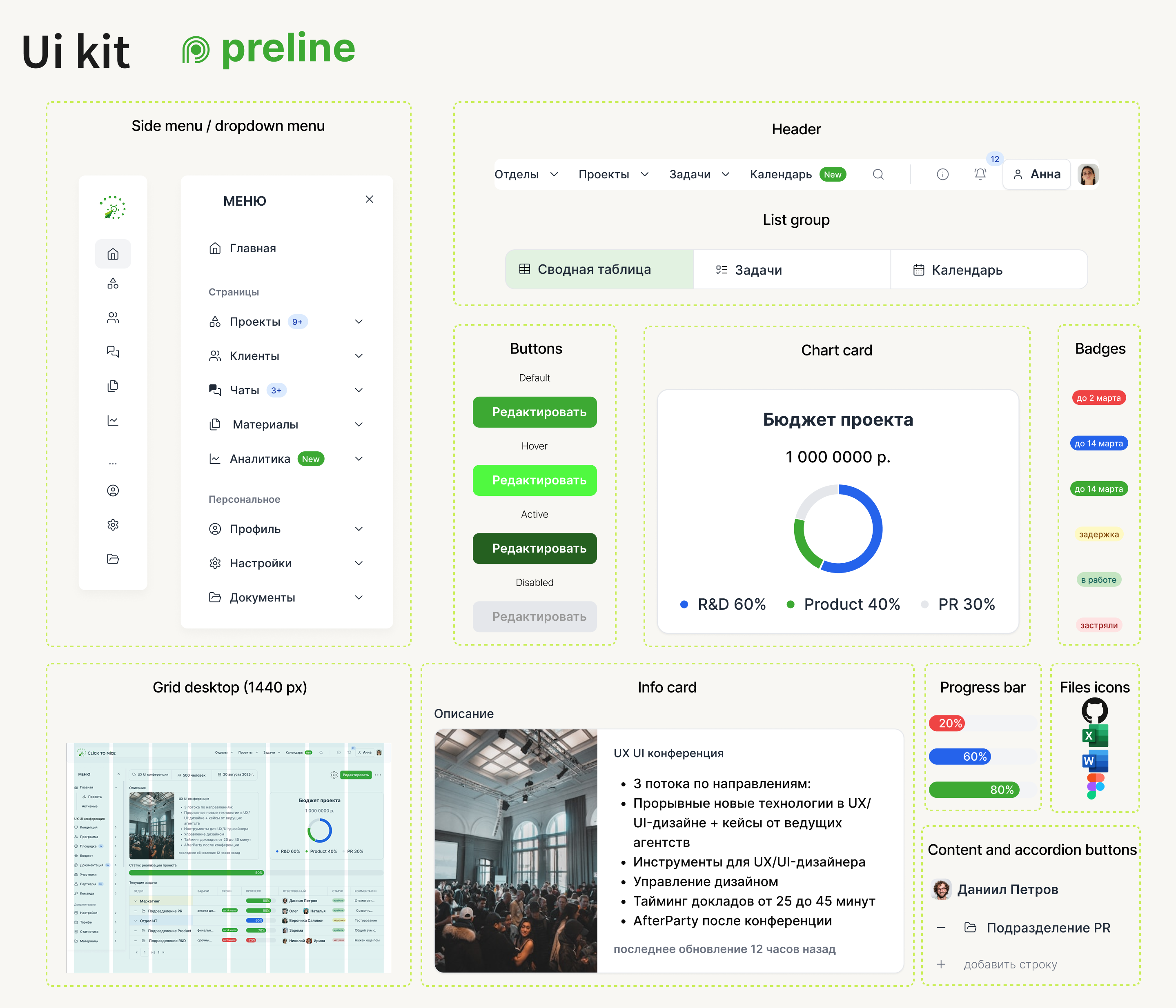 Budget widget for event company — Изображение №11 — Интерфейсы на Dprofile