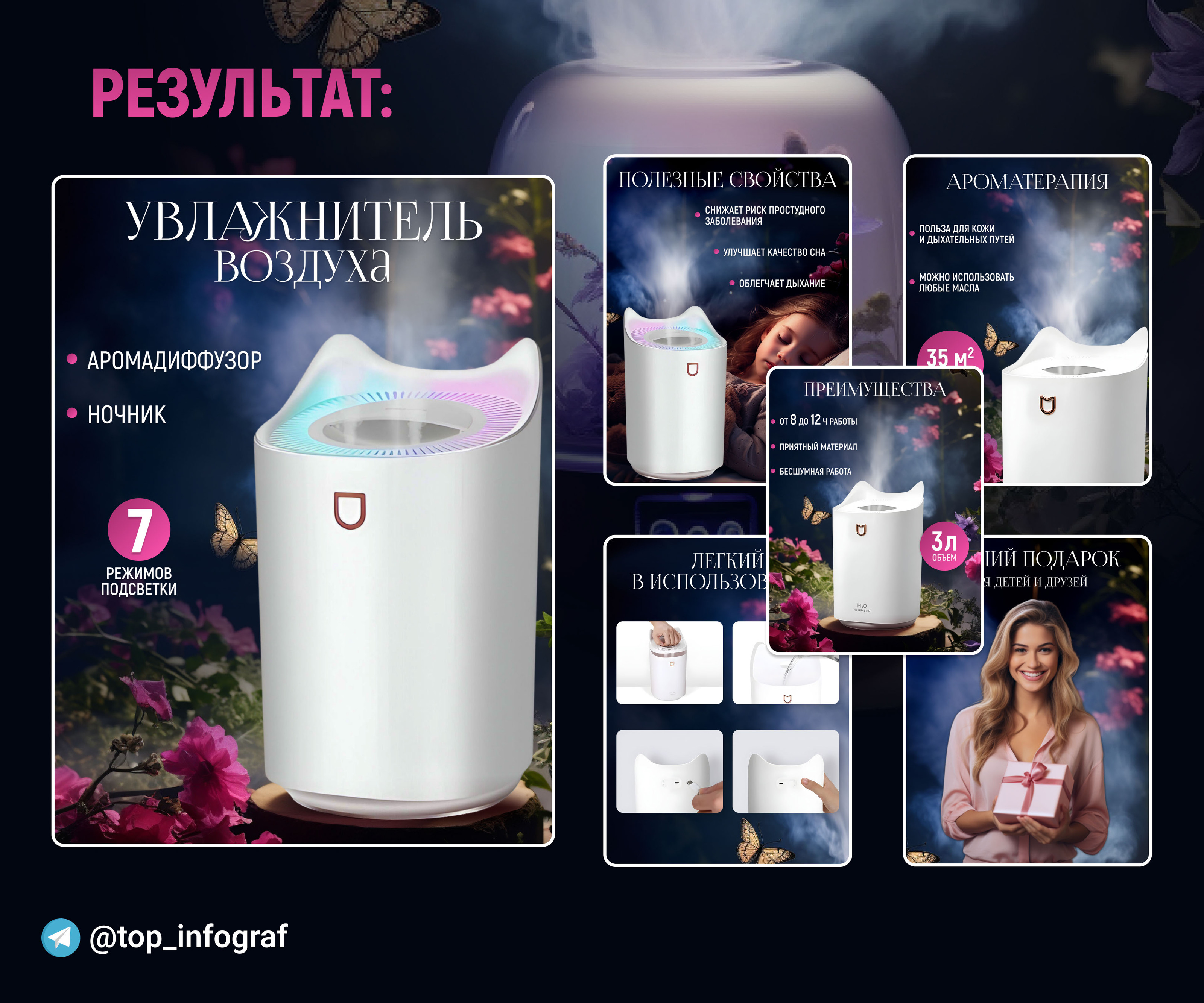 Продающая инфографика для товара на Wildberries — Изображение №4 — Графика, Маркетинг на Dprofile