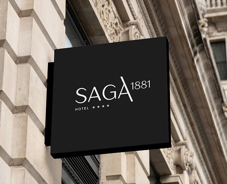 Отель Saga 1881 | Фирменный стиль — Брендинг на Dprofile