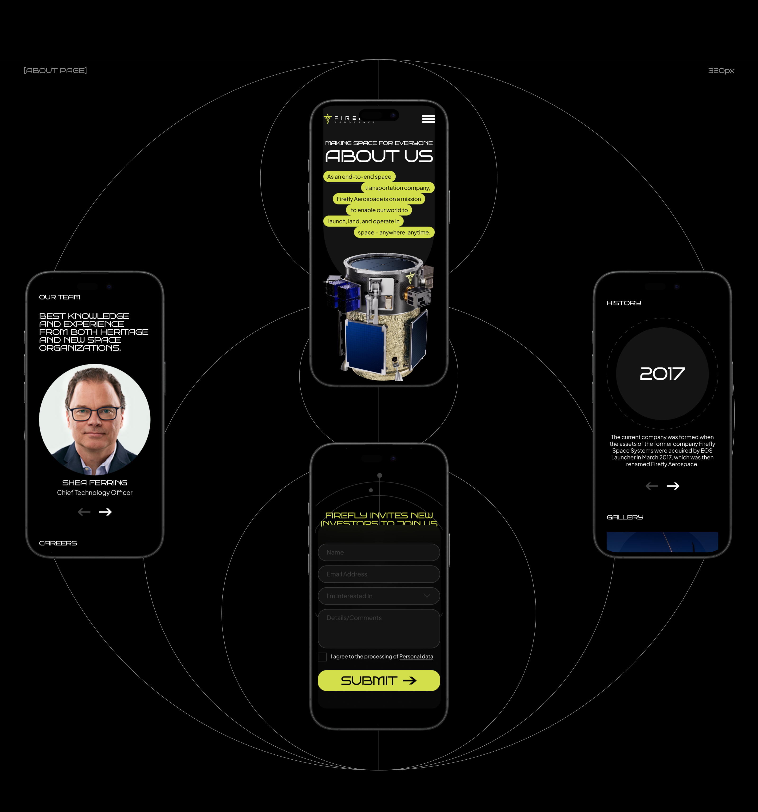 Firefly Aerospace | Corporate Website — Изображение №11 — Интерфейсы на Dprofile