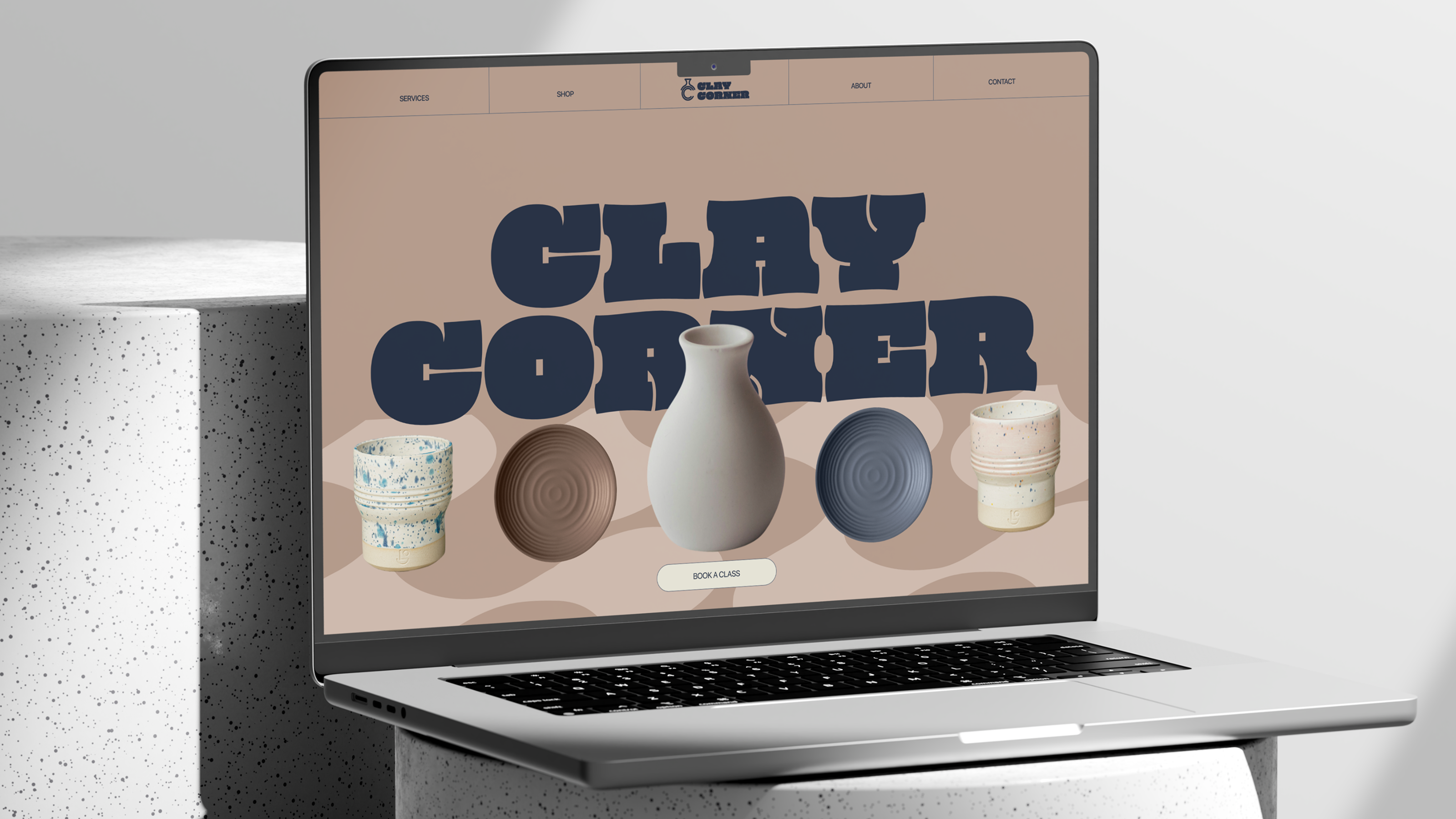 Clay Corner | Corporate Website — Изображение №3 — Интерфейсы на Dprofile