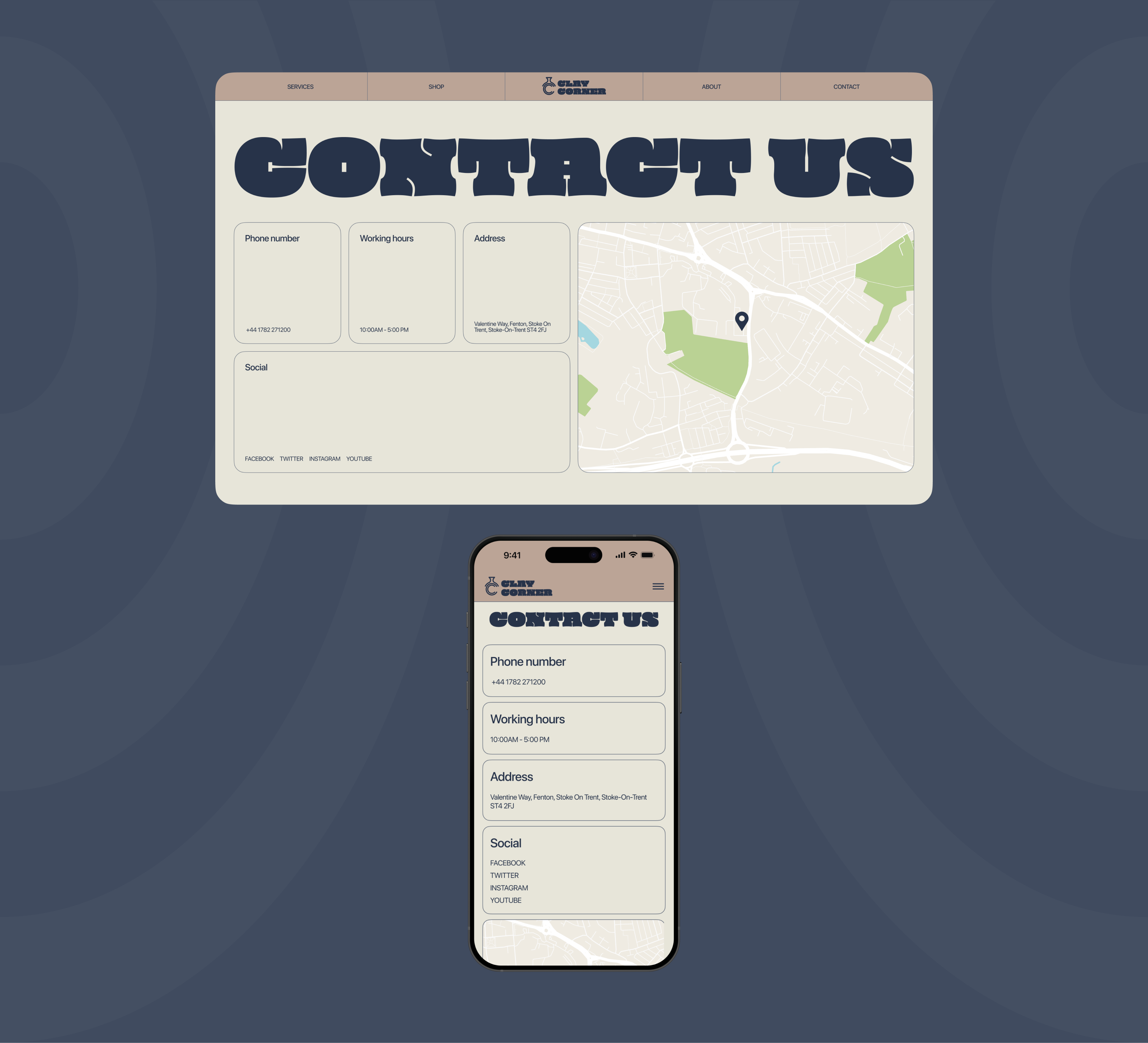 Clay Corner | Corporate Website — Изображение №13 — Интерфейсы на Dprofile