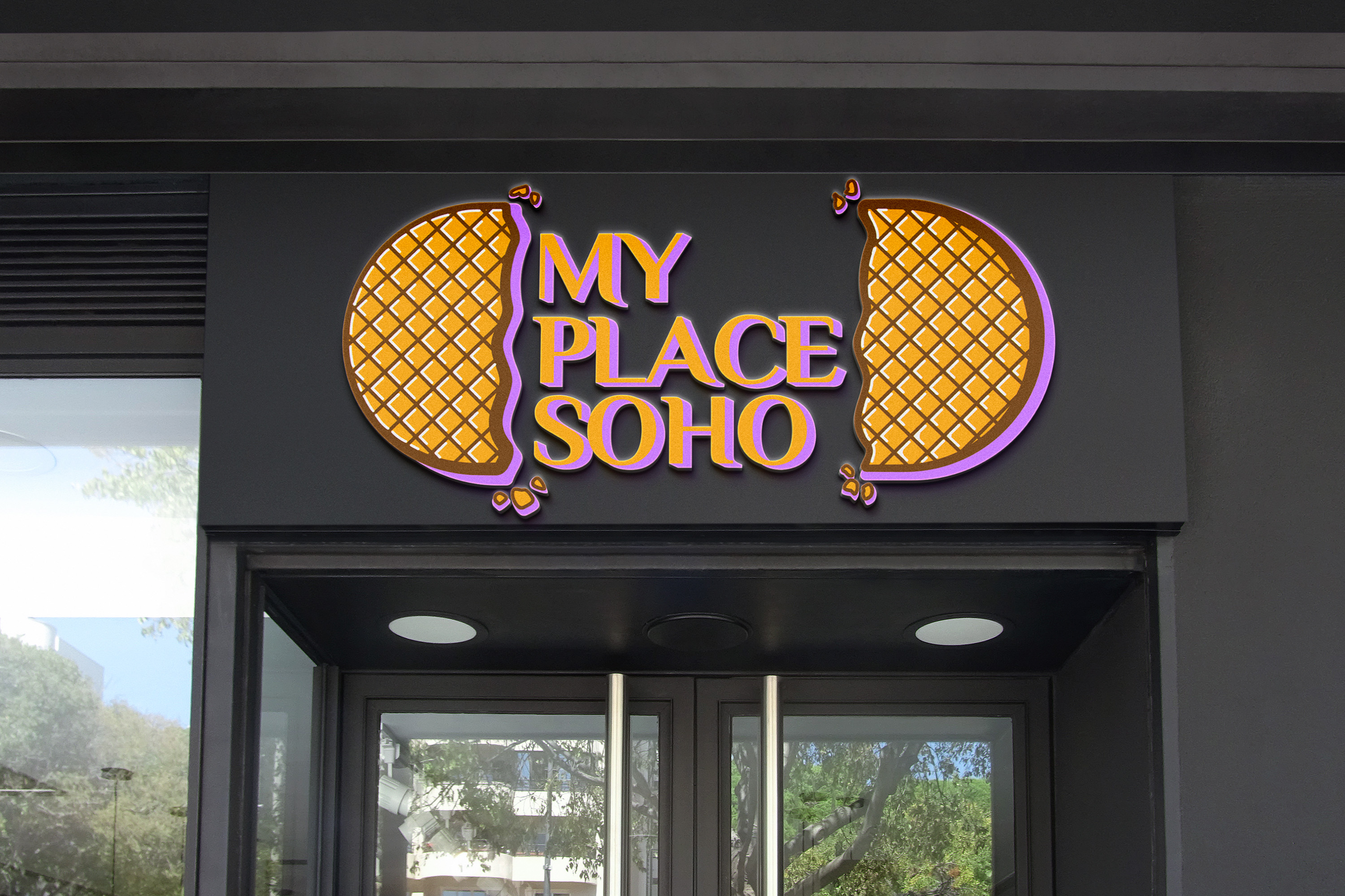 Минимальный фирменный стиль кофейни "My Place Soho" — Изображение №5 — Брендинг на Dprofile