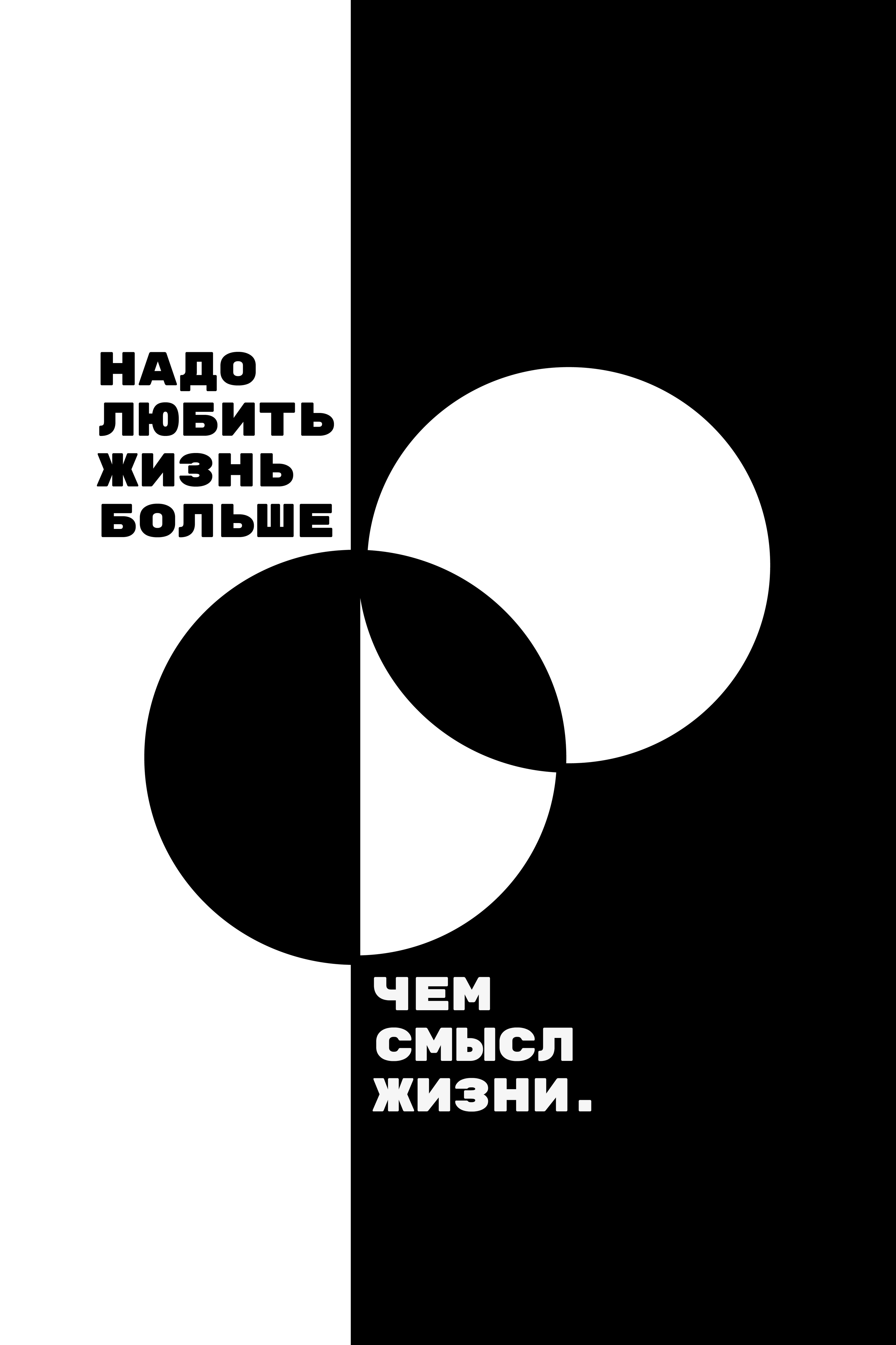 Чёрно-белая серия постеров на основе мотивирующих фраз. — Изображение №8 — Графика на Dprofile