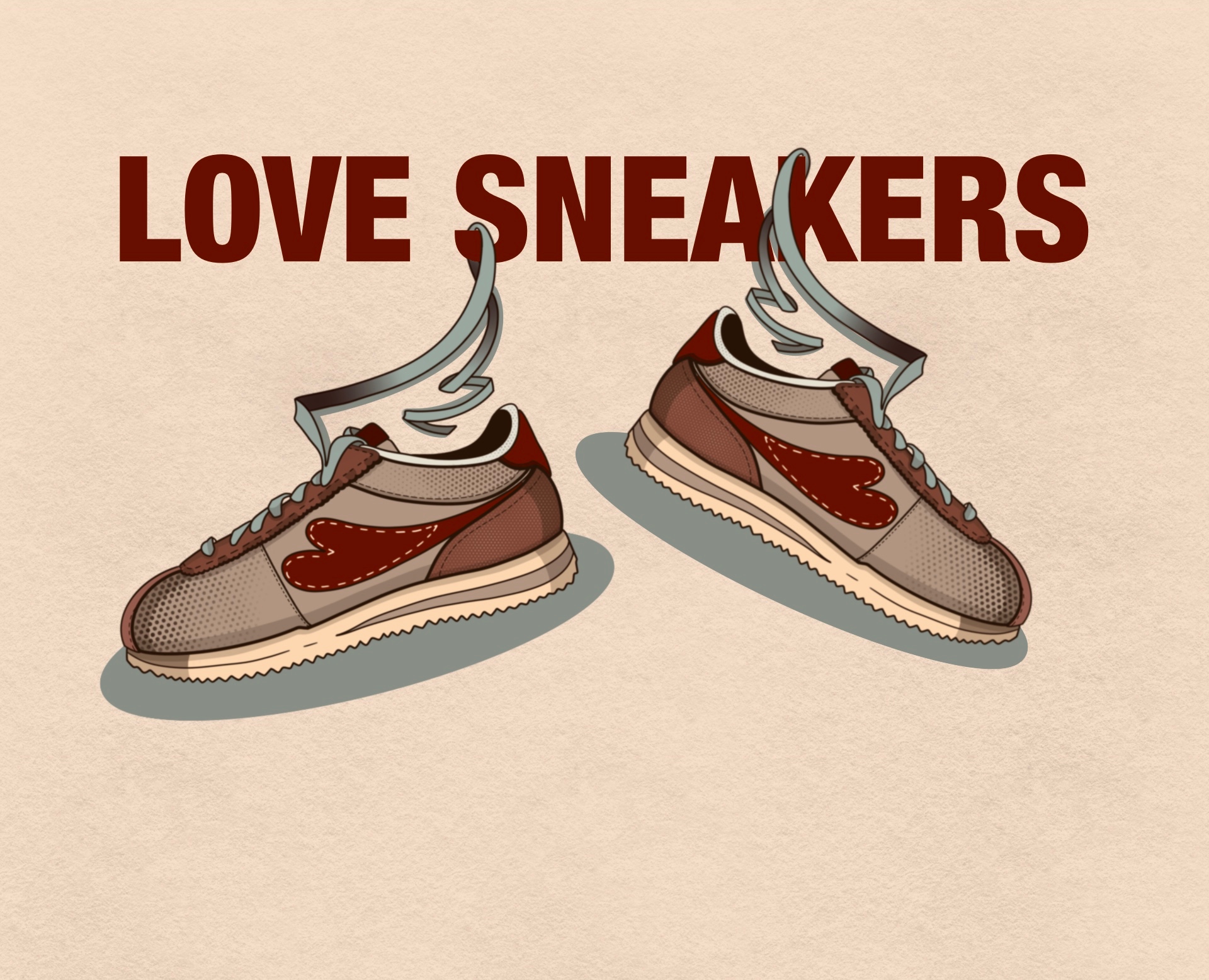 LOVE SNEAKERS — Брендинг, Иллюстрация на Dprofile