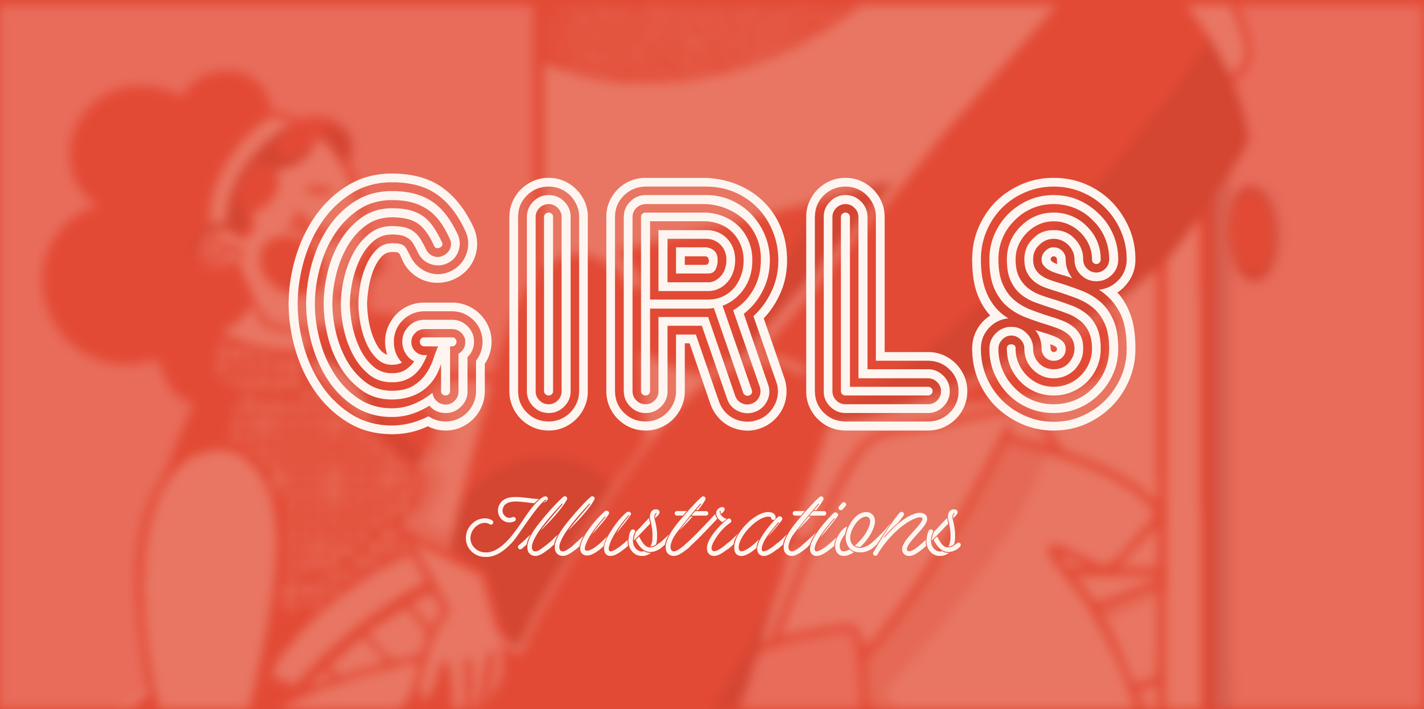 Girls иллюстрации — Изображение №1 — Иллюстрация, Графика на Dprofile