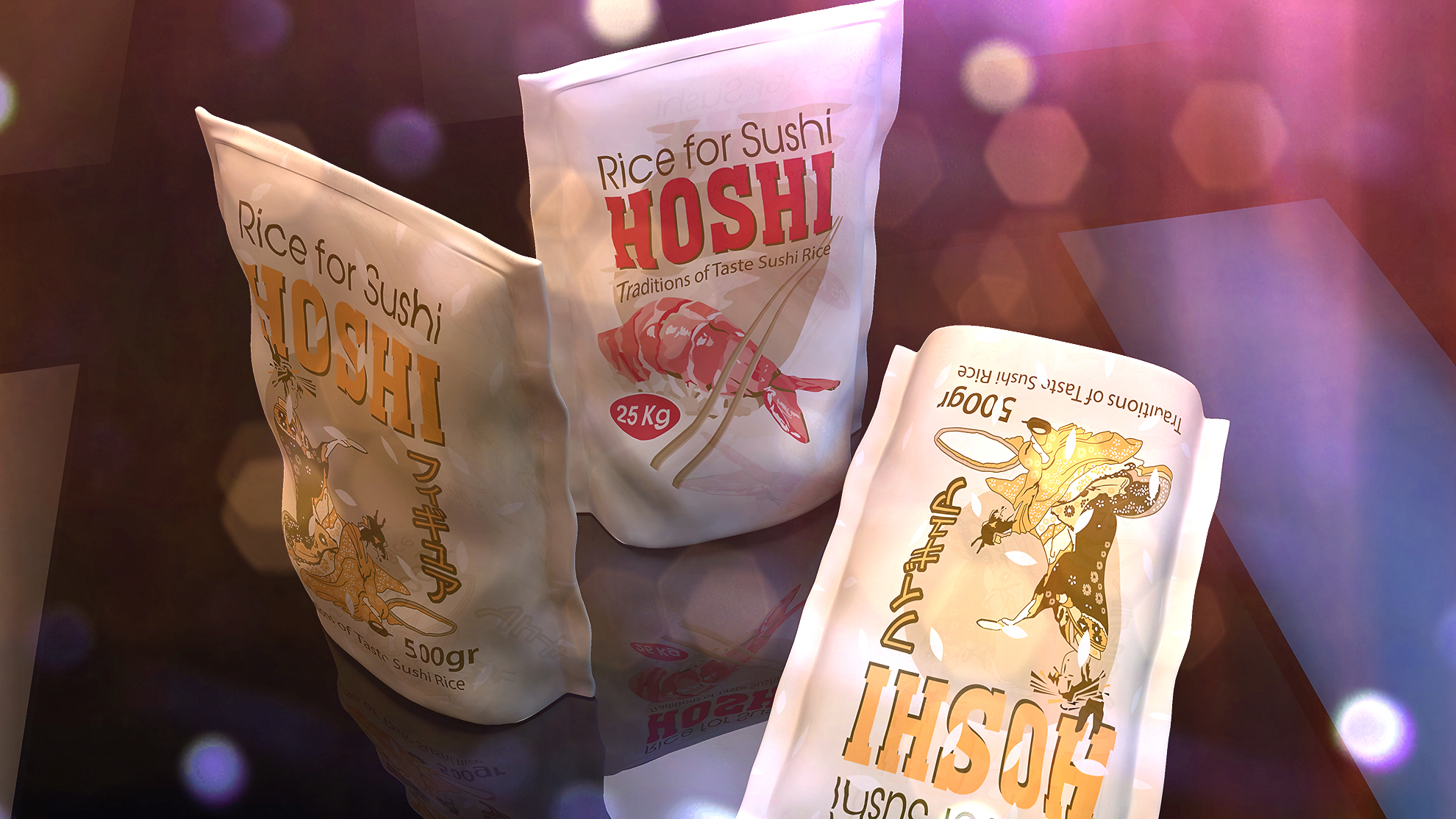 Дизайн упаковки риса "Hoshi" — Изображение №10 — Брендинг на Dprofile