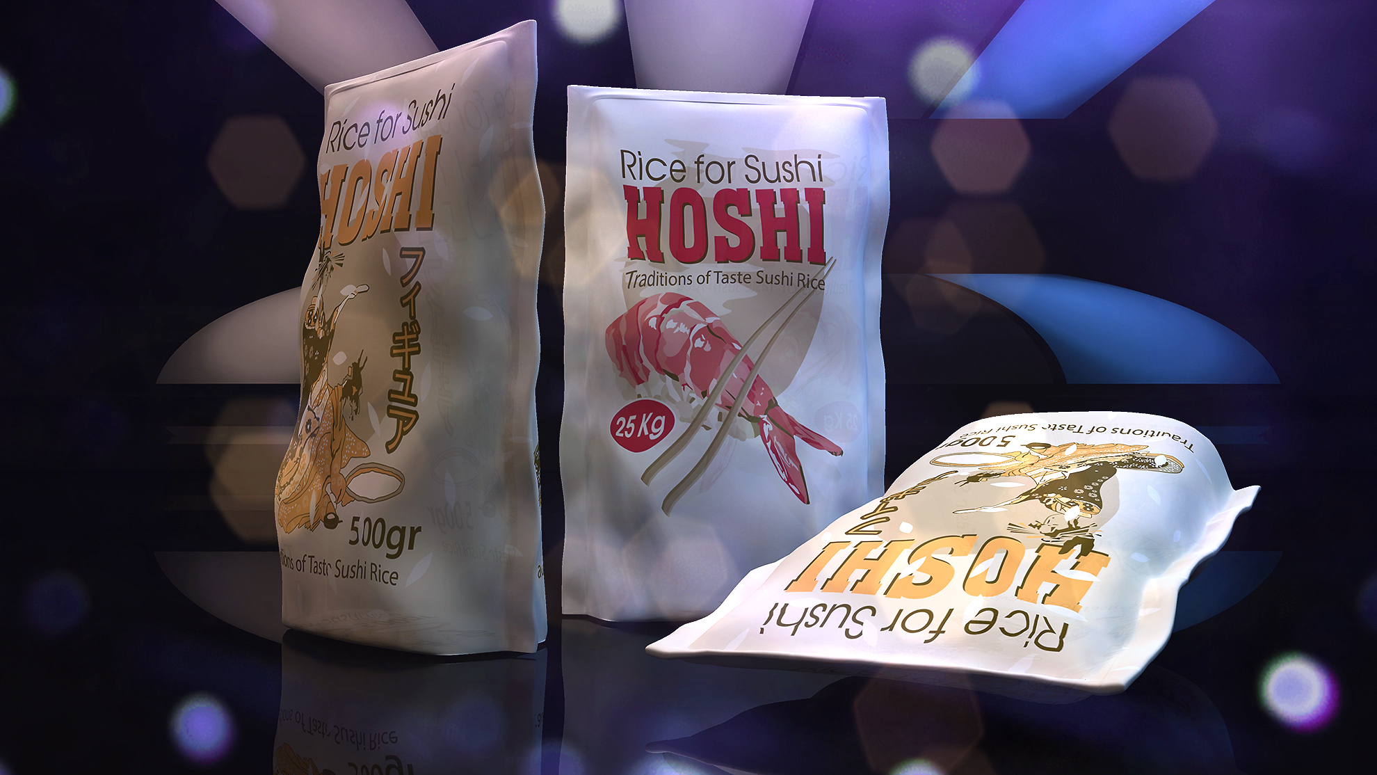 Дизайн упаковки риса "Hoshi" — Изображение №15 — Брендинг на Dprofile